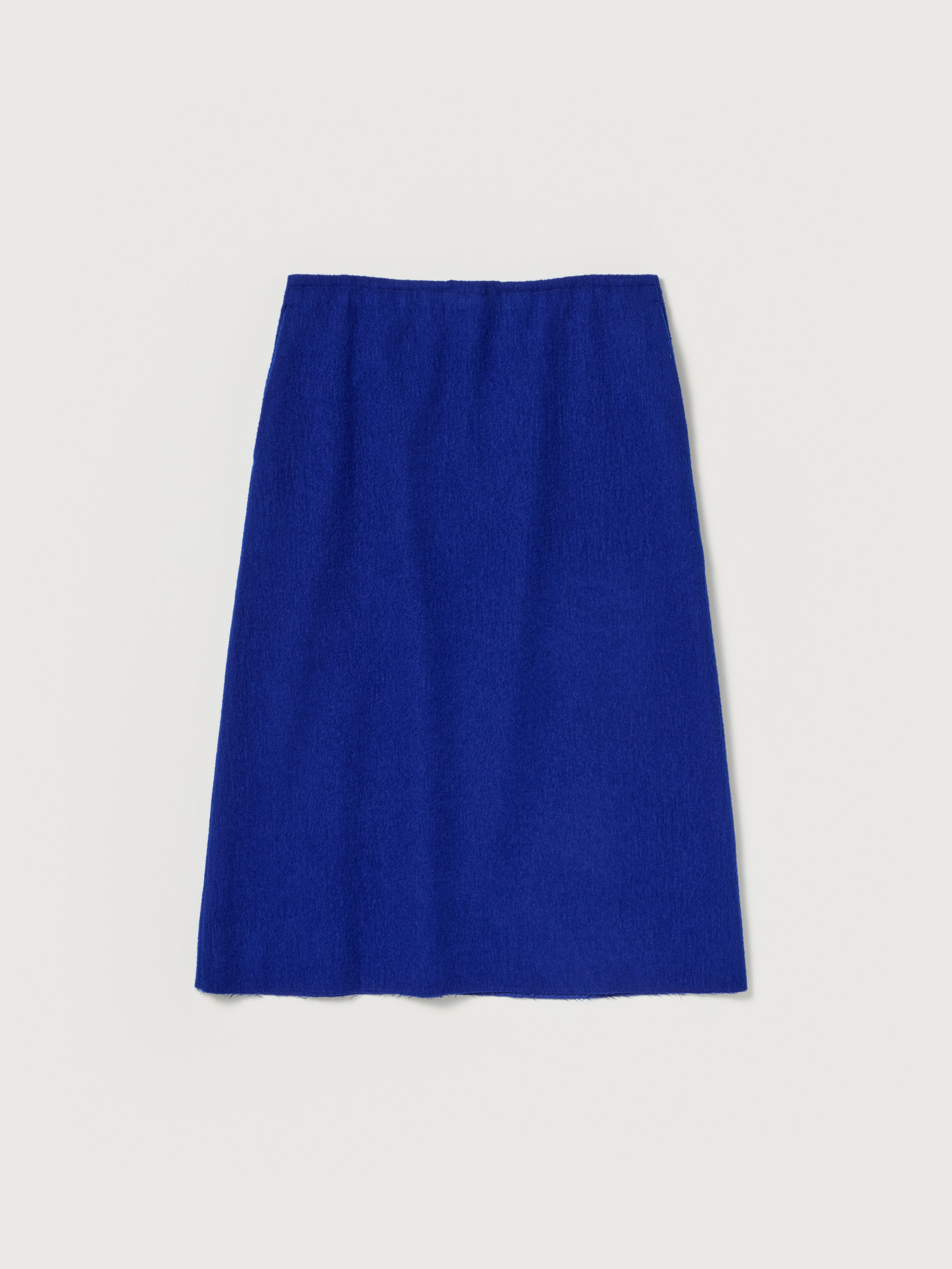 FULLED WOOL SILK SKIRT 詳細画像 ROYAL BLUE 2