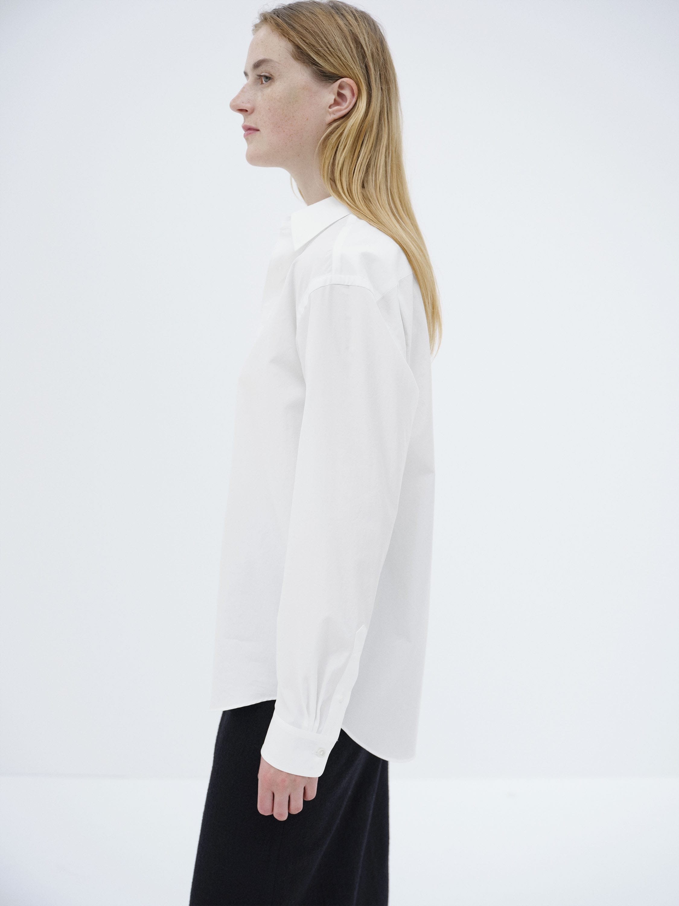 WASHED FINX TWILL SHIRT 詳細画像 WHITE 3