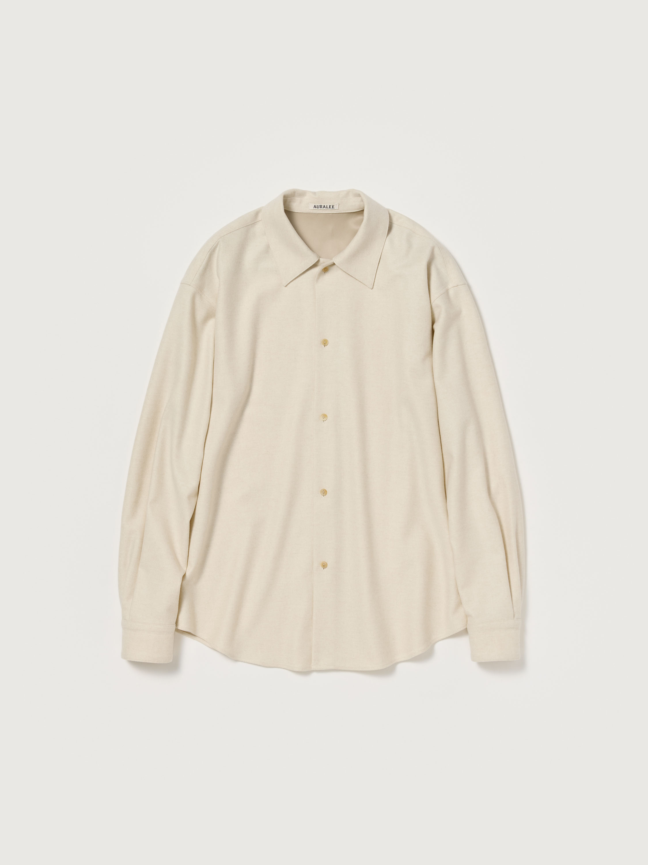 WOOL FULLING FLANNEL SHIRT - AURALEE Official Website
