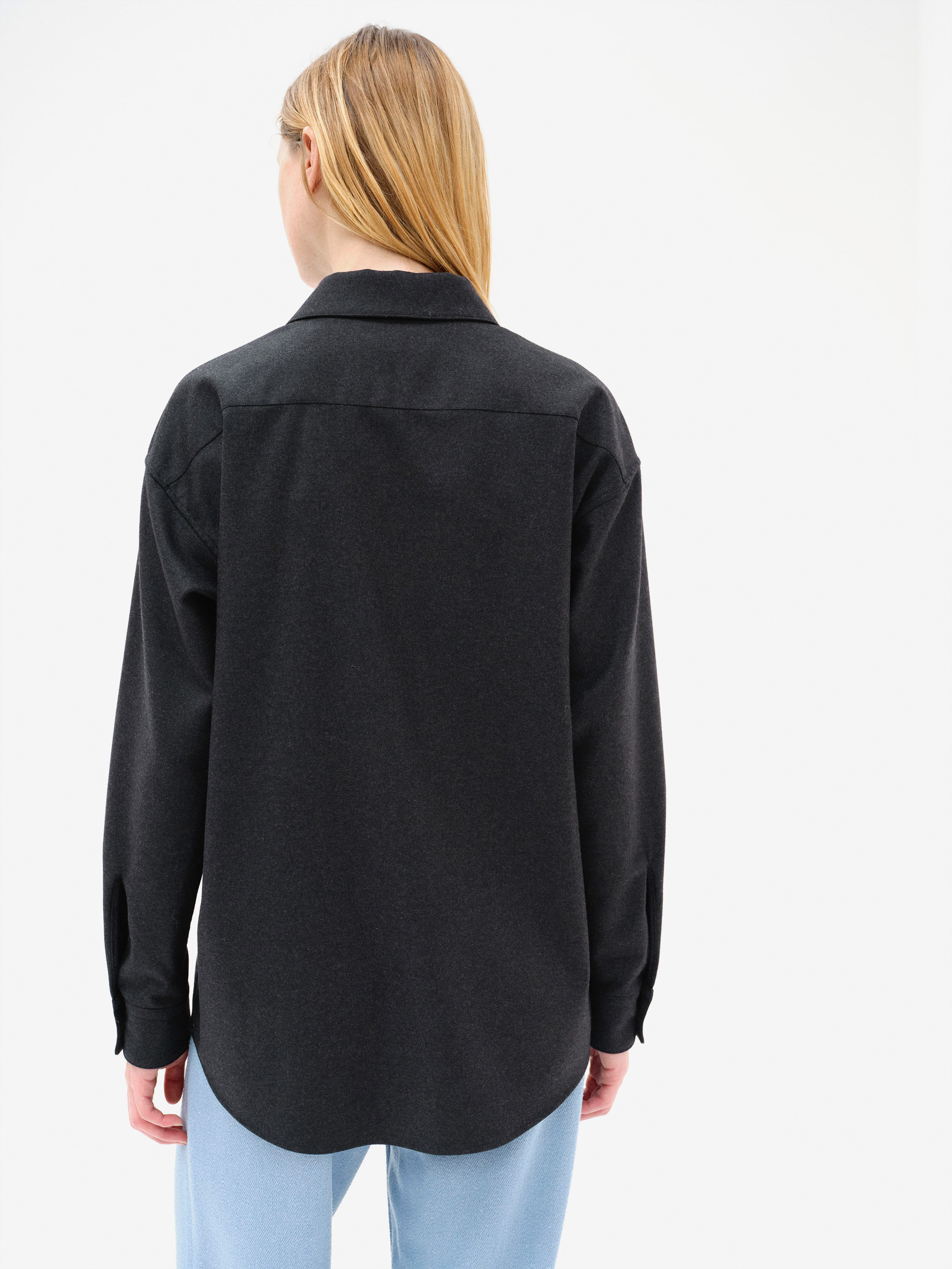 WOOL FULLING FLANNEL SHIRT - AURALEE Official Website