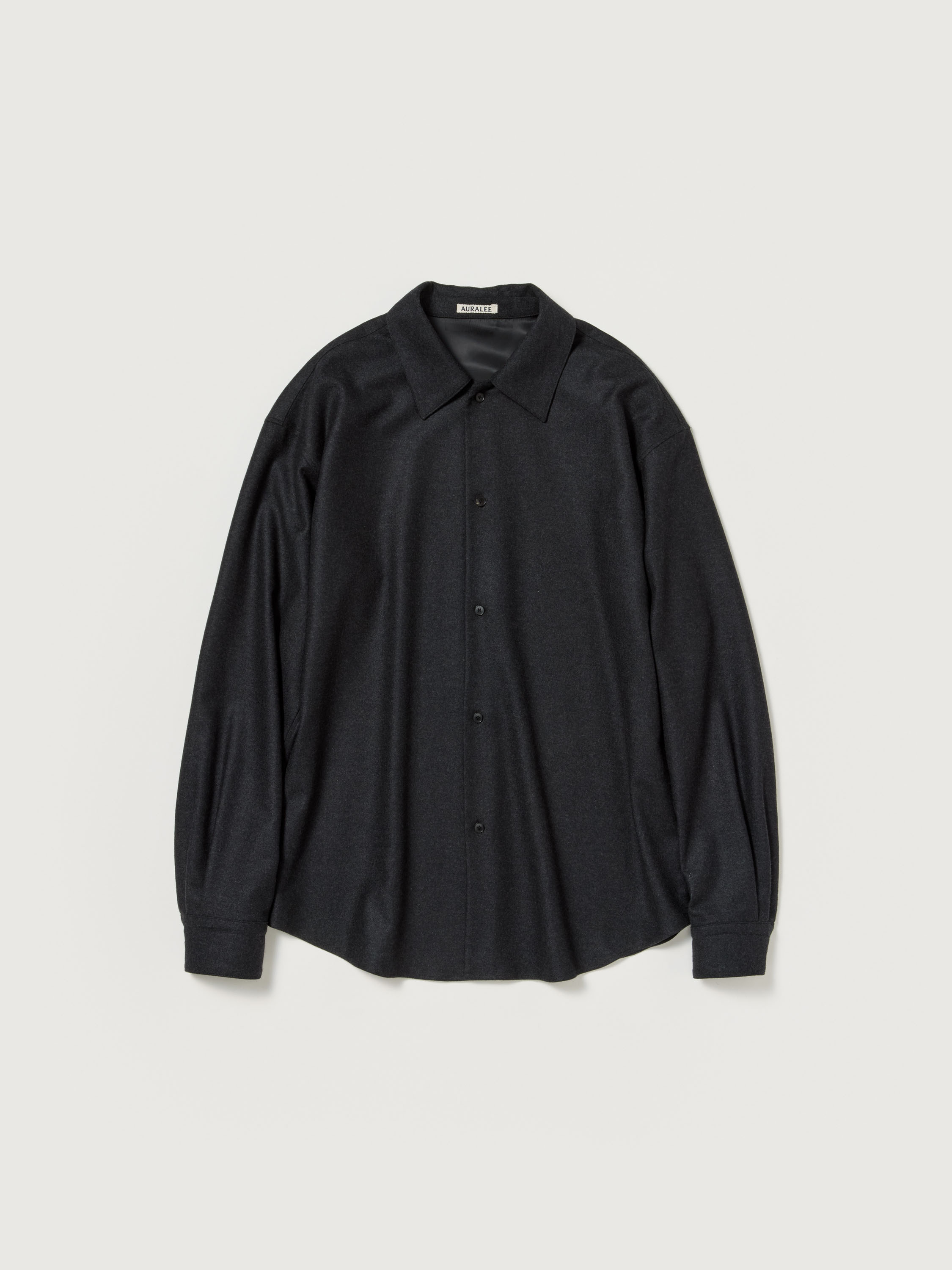 WOOL FULLING FLANNEL SHIRT - AURALEE Official Website