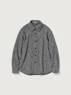 HOMESPUN TWEED SHIRT BLOUSON