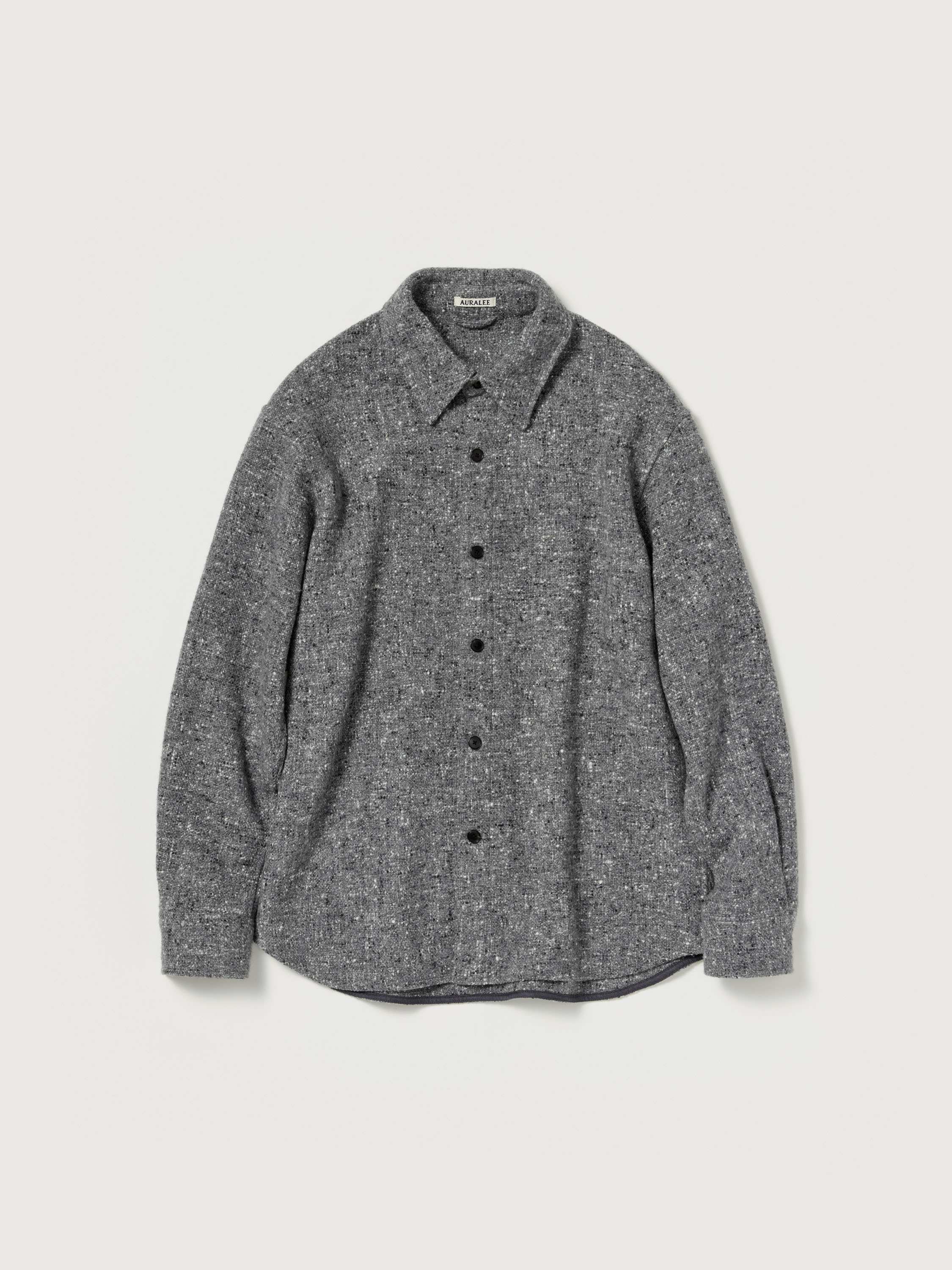 HOMESPUN TWEED SHIRT BLOUSON - AURALEE Official Website