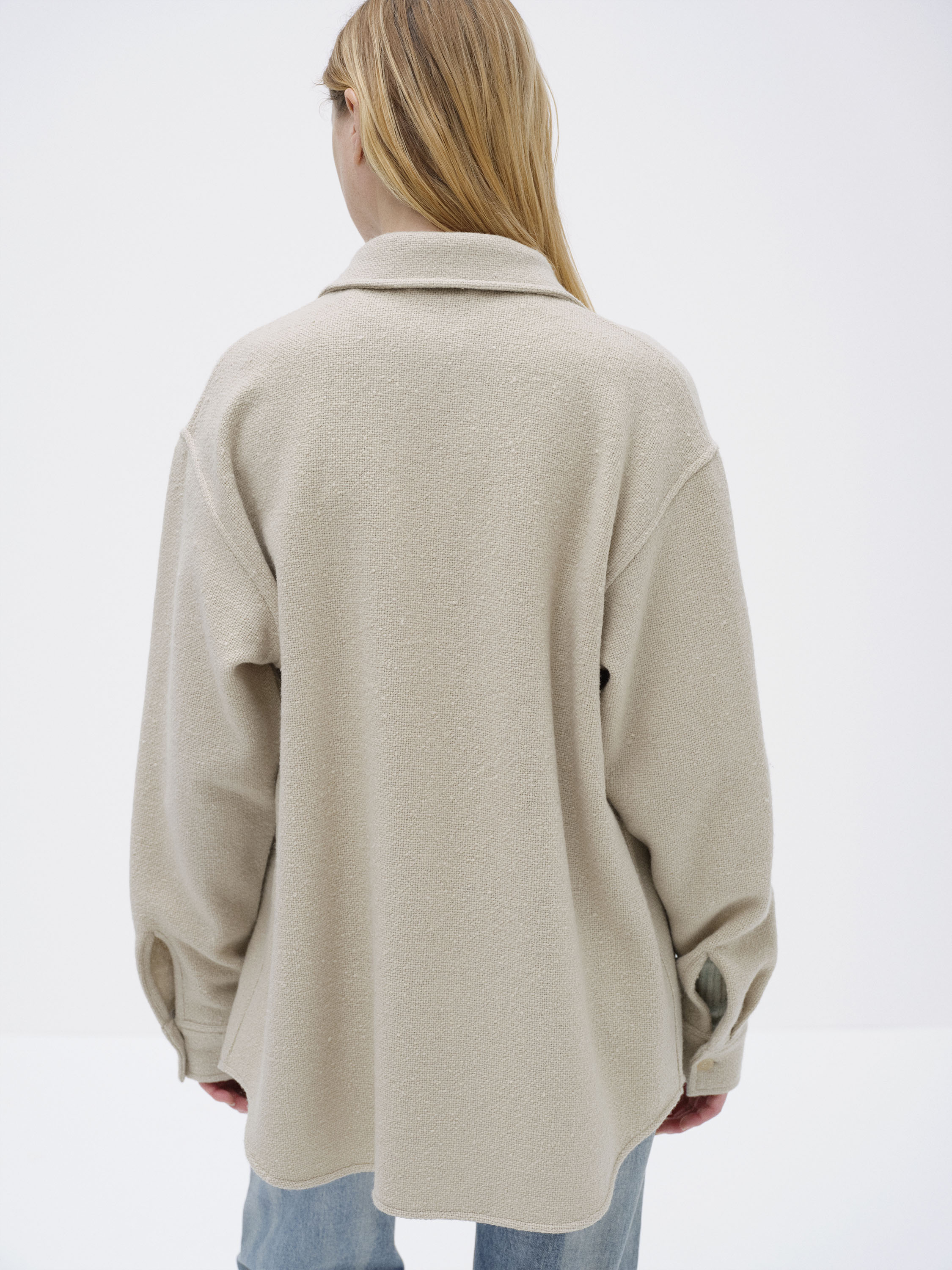 HOMESPUN TWEED SHIRT BLOUSON - AURALEE Official Website