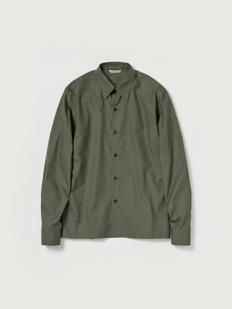 WASHED FINX TWILL SLIM SHIRT