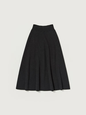 SUPER FINE WOOL KNIT SKIRT