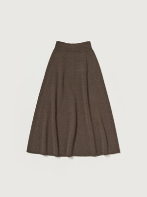 SUPER FINE WOOL KNIT SKIRT