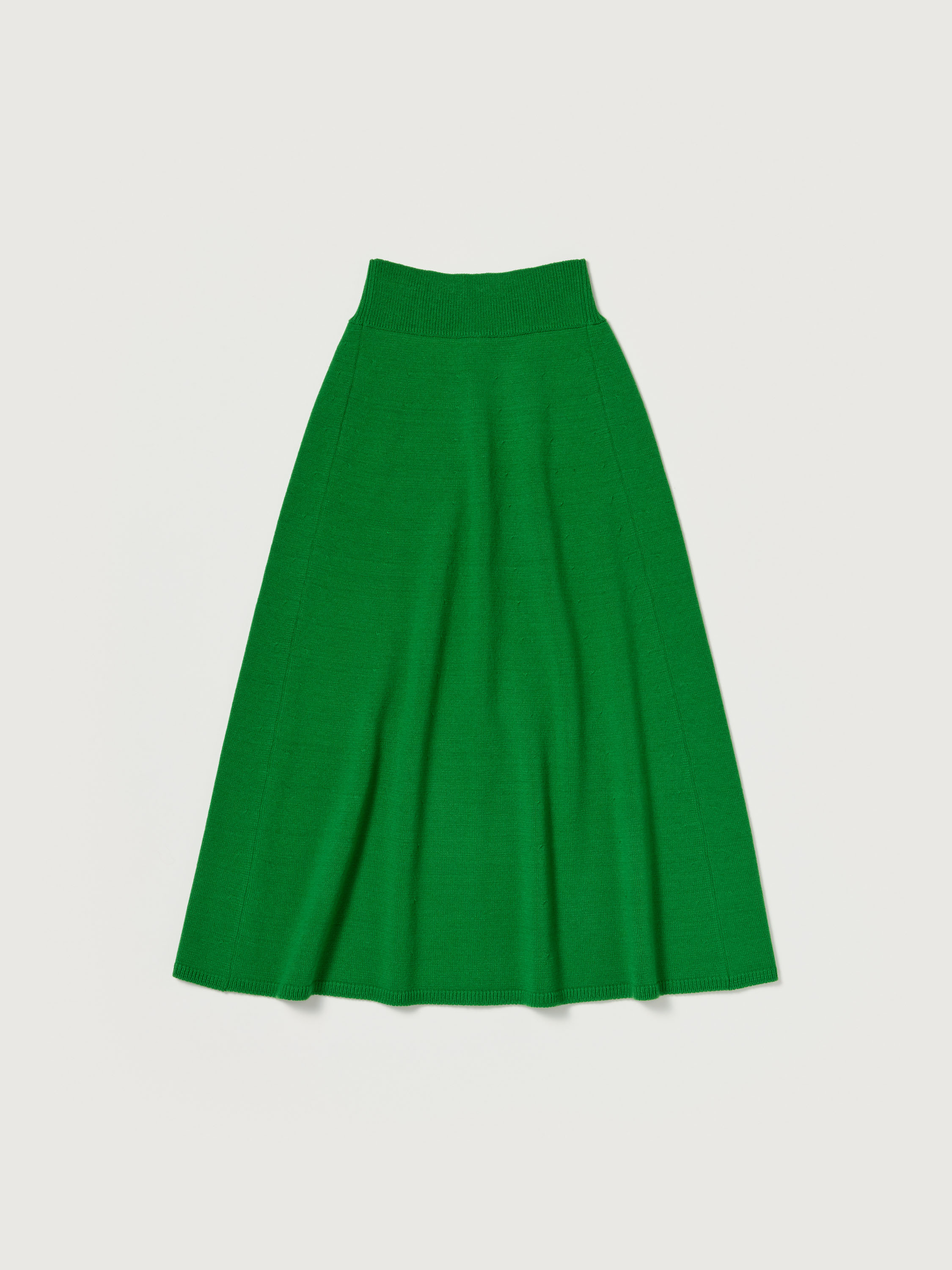SUPER FINE WOOL KNIT SKIRT 詳細画像 GREEN 5
