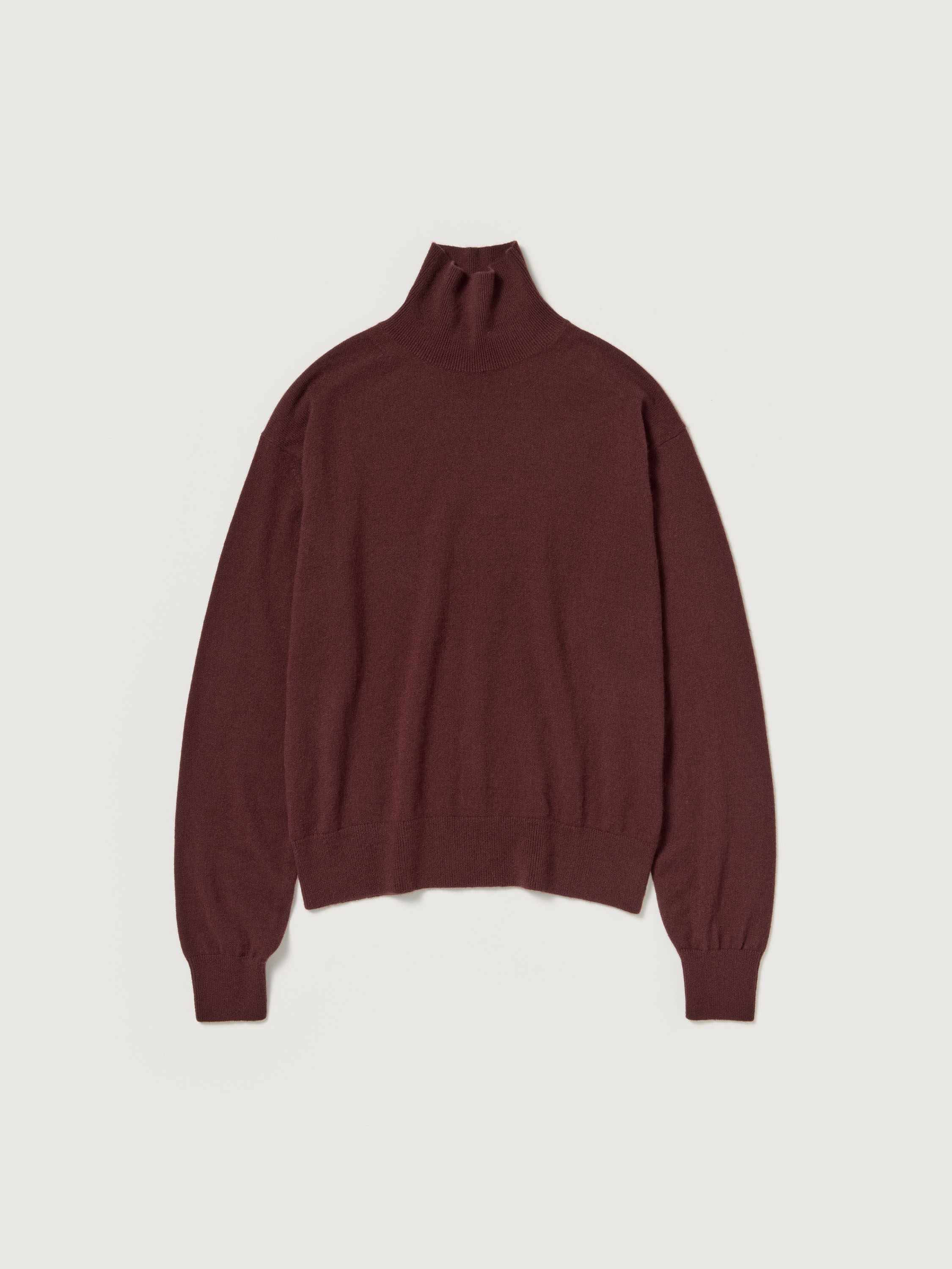 BABY CASHMERE KNIT TURTLE 詳細画像 RED BROWN 1