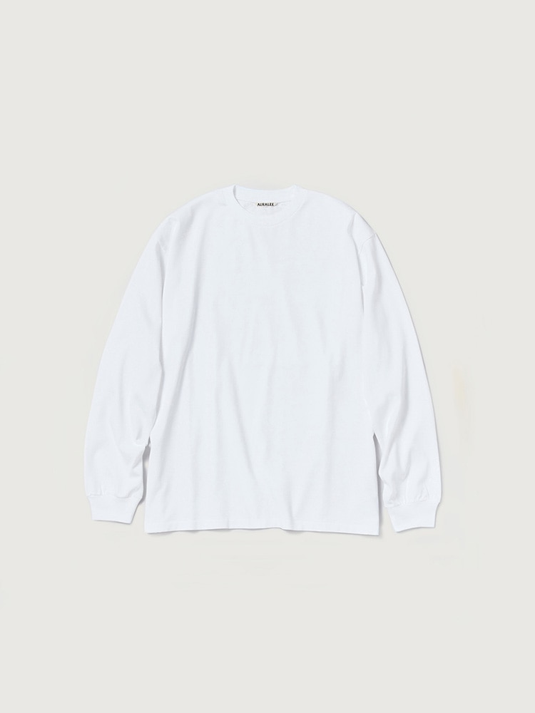 LUSTER PLAITING L/S TEE - AURALEE Official Website