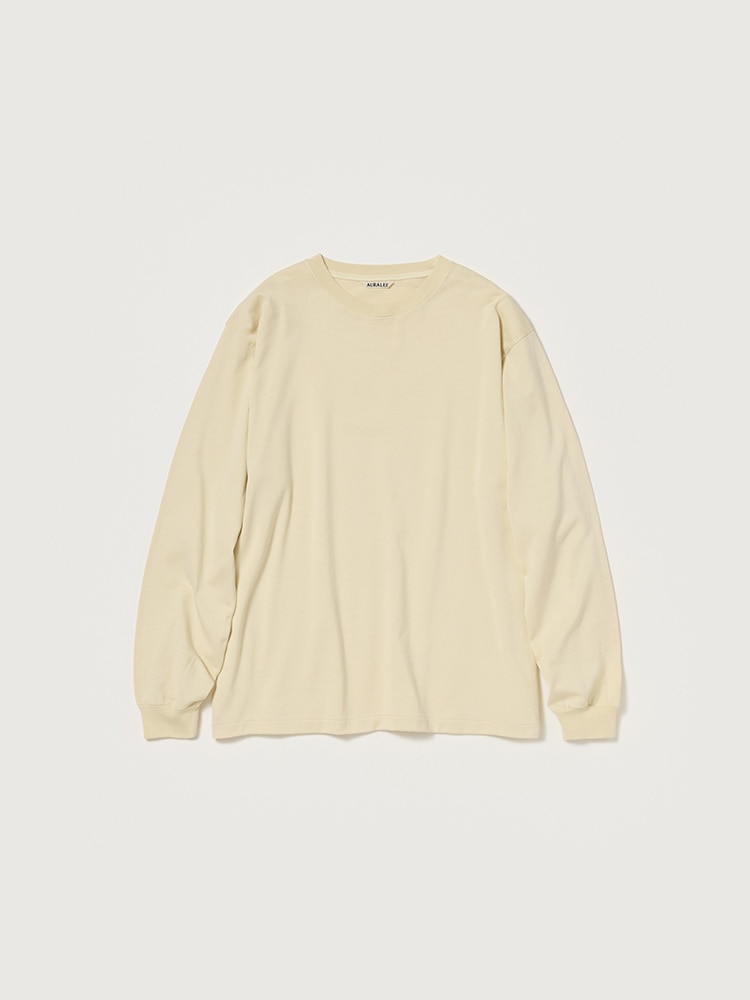 LUSTER PLAITING L/S TEE - AURALEE Official Website