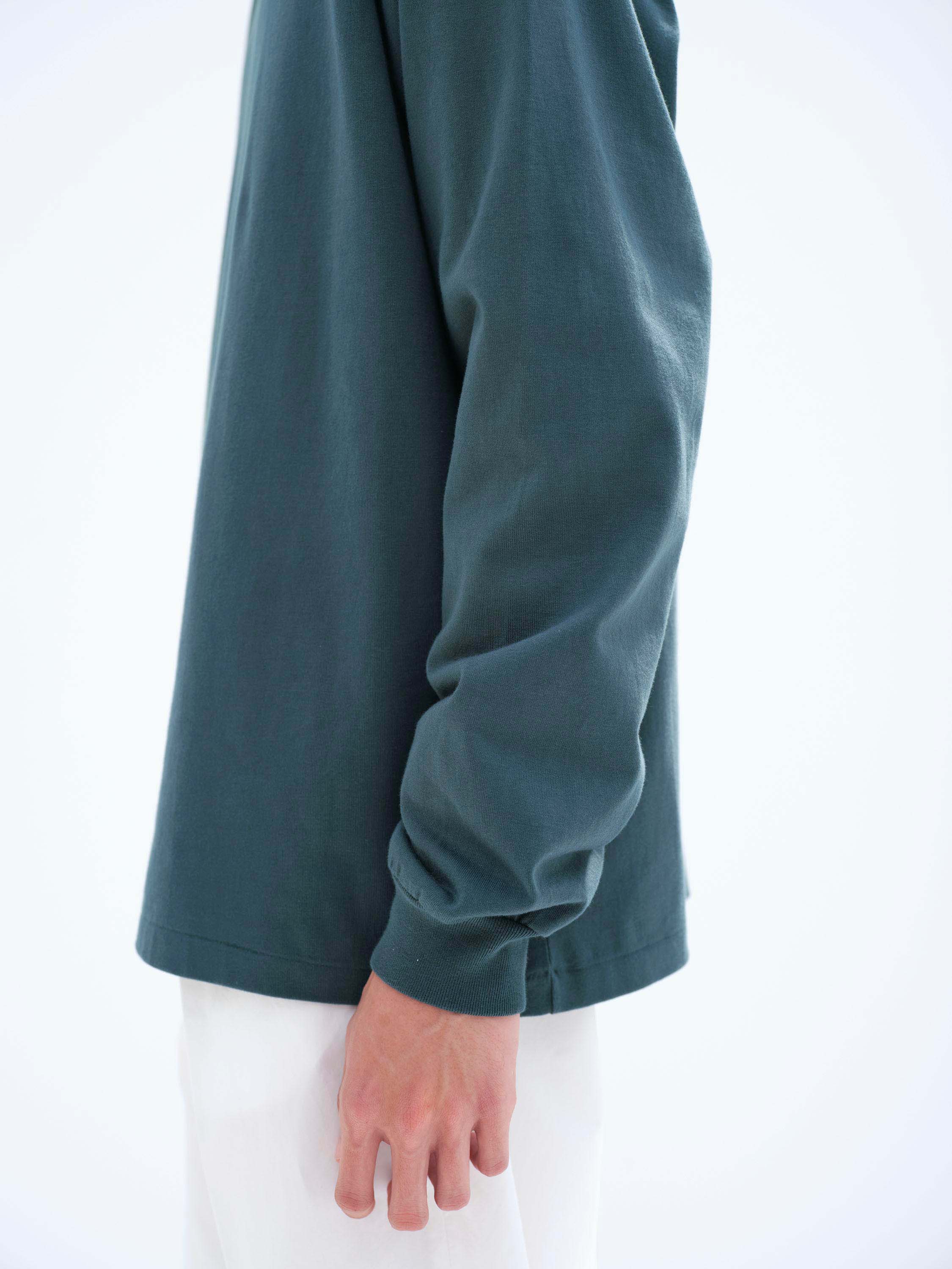 LUSTER PLAITING L/S TEE 詳細画像 DEEP BLUE 3