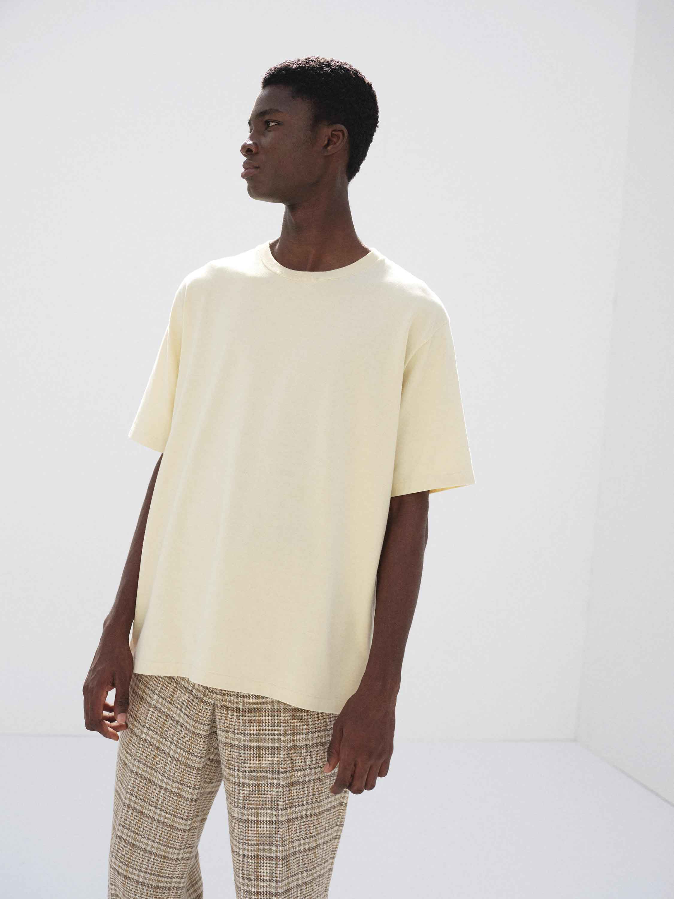 LUSTER PLAITING TEE 詳細画像 IVORY BEIGE 1