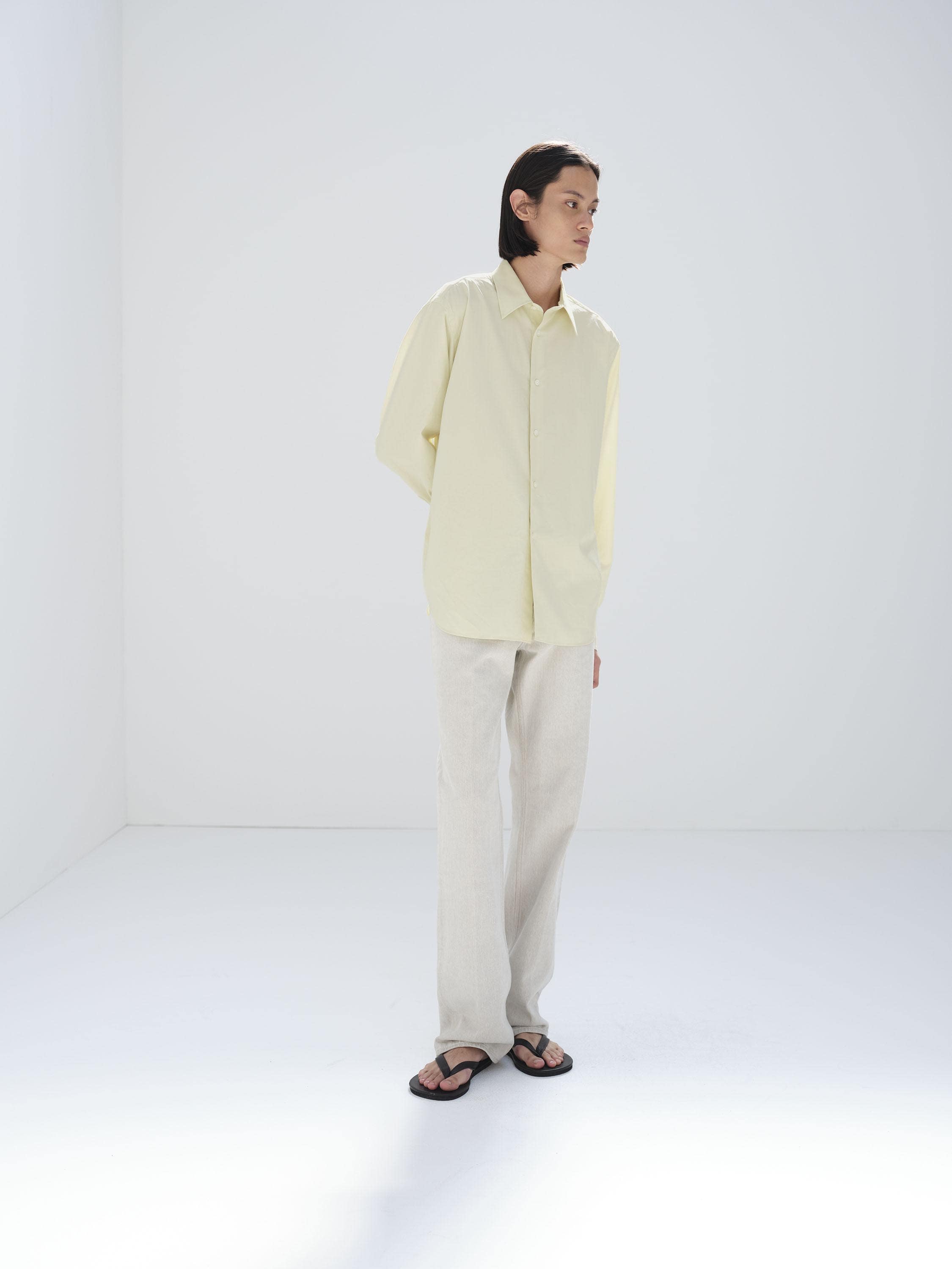 WASHED FINX TWILL SHIRT 詳細画像 VANILLA 2