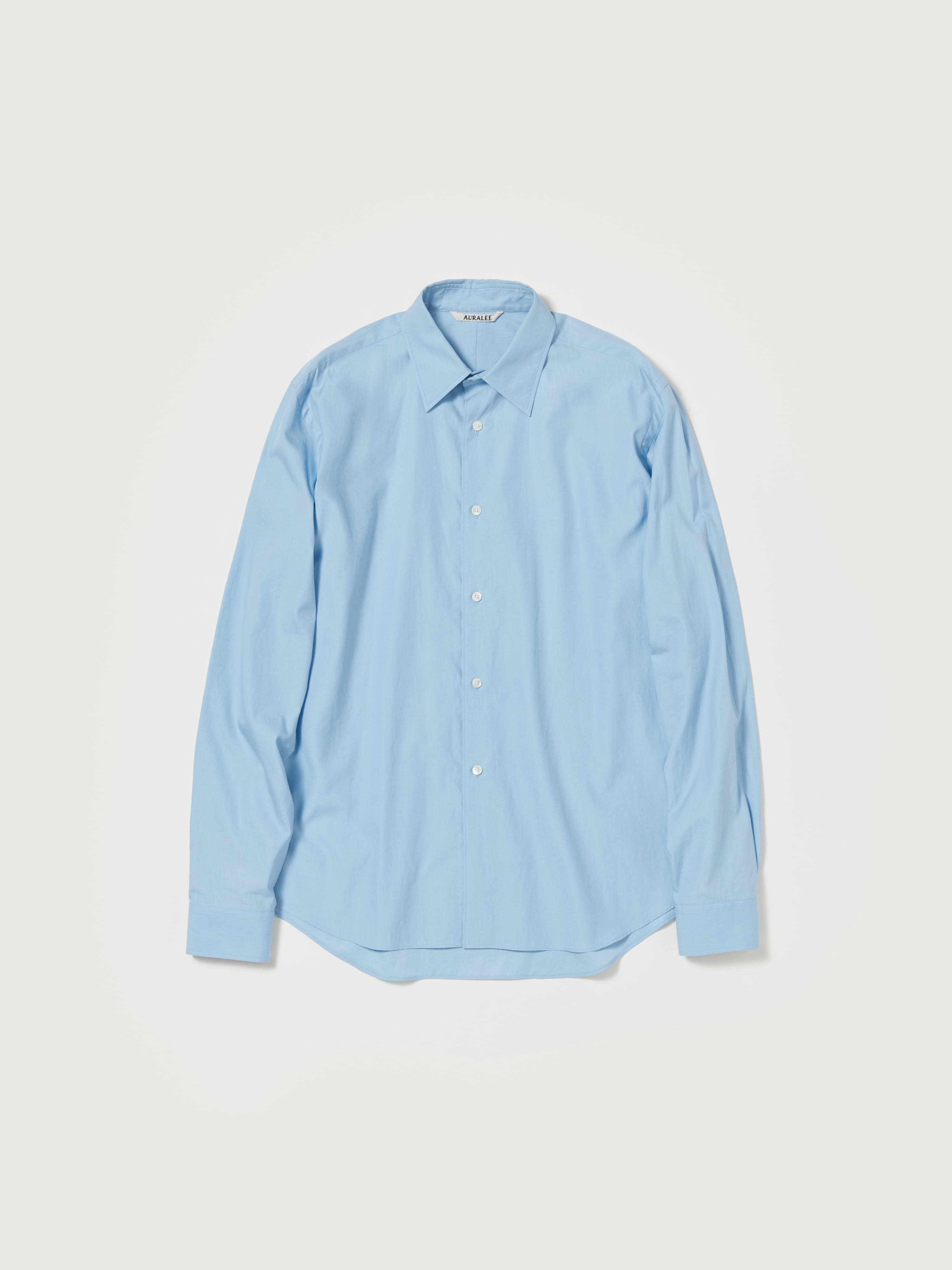 WASHED FINX TWILL SHIRT 詳細画像 LIGHT BLUE 1