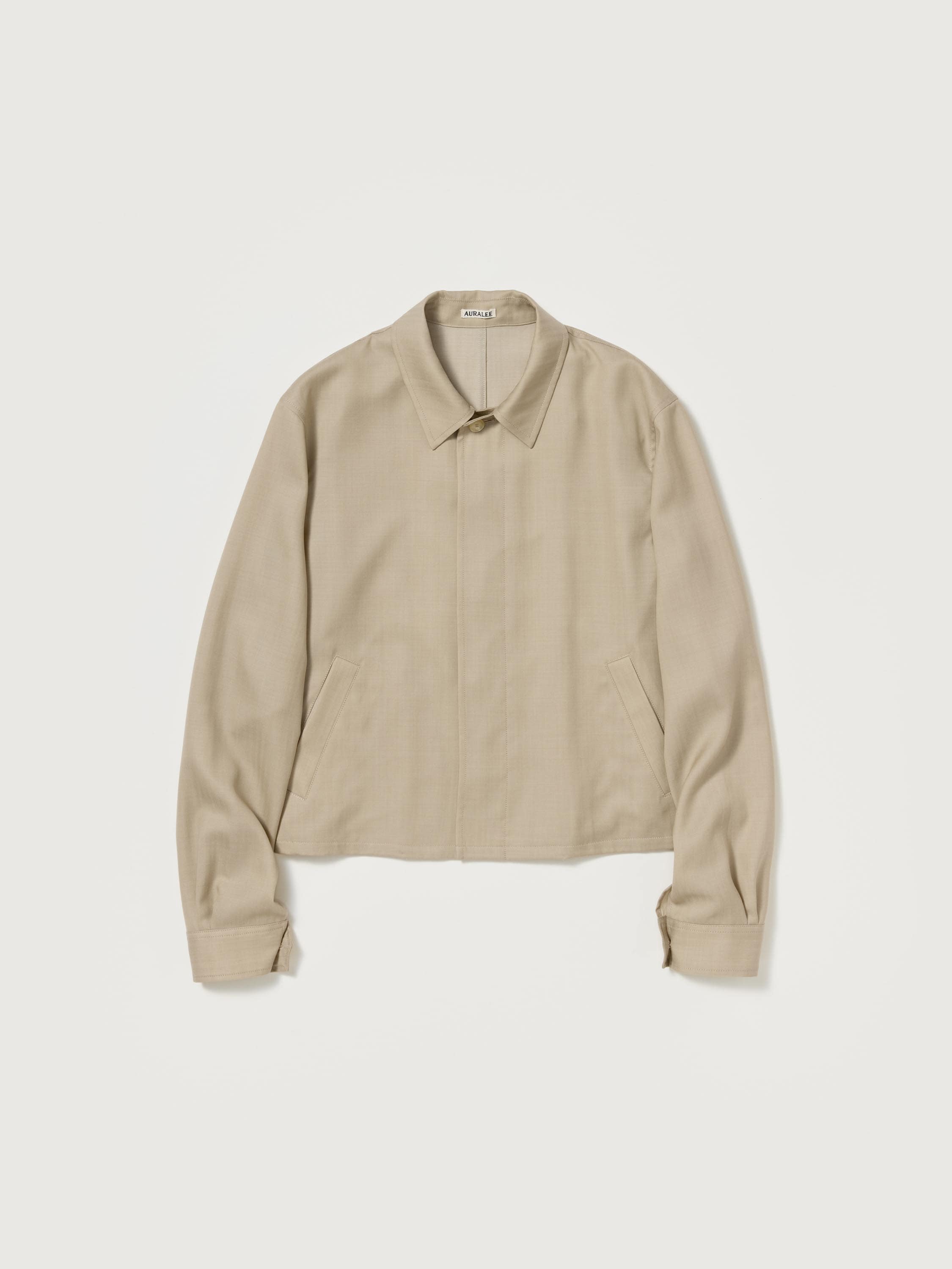 WOOL HERRINGBONE BLOUSON 詳細画像 BEIGE 5