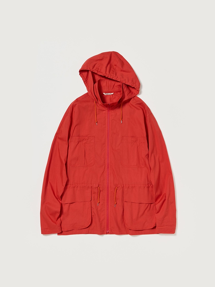 SUPER FINE COTTON LAWN HOODED BLOUSON