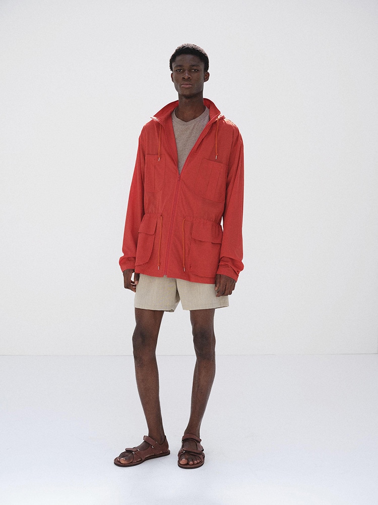 SUPER FINE COTTON LAWN HOODED BLOUSON - AURALEE Official Website