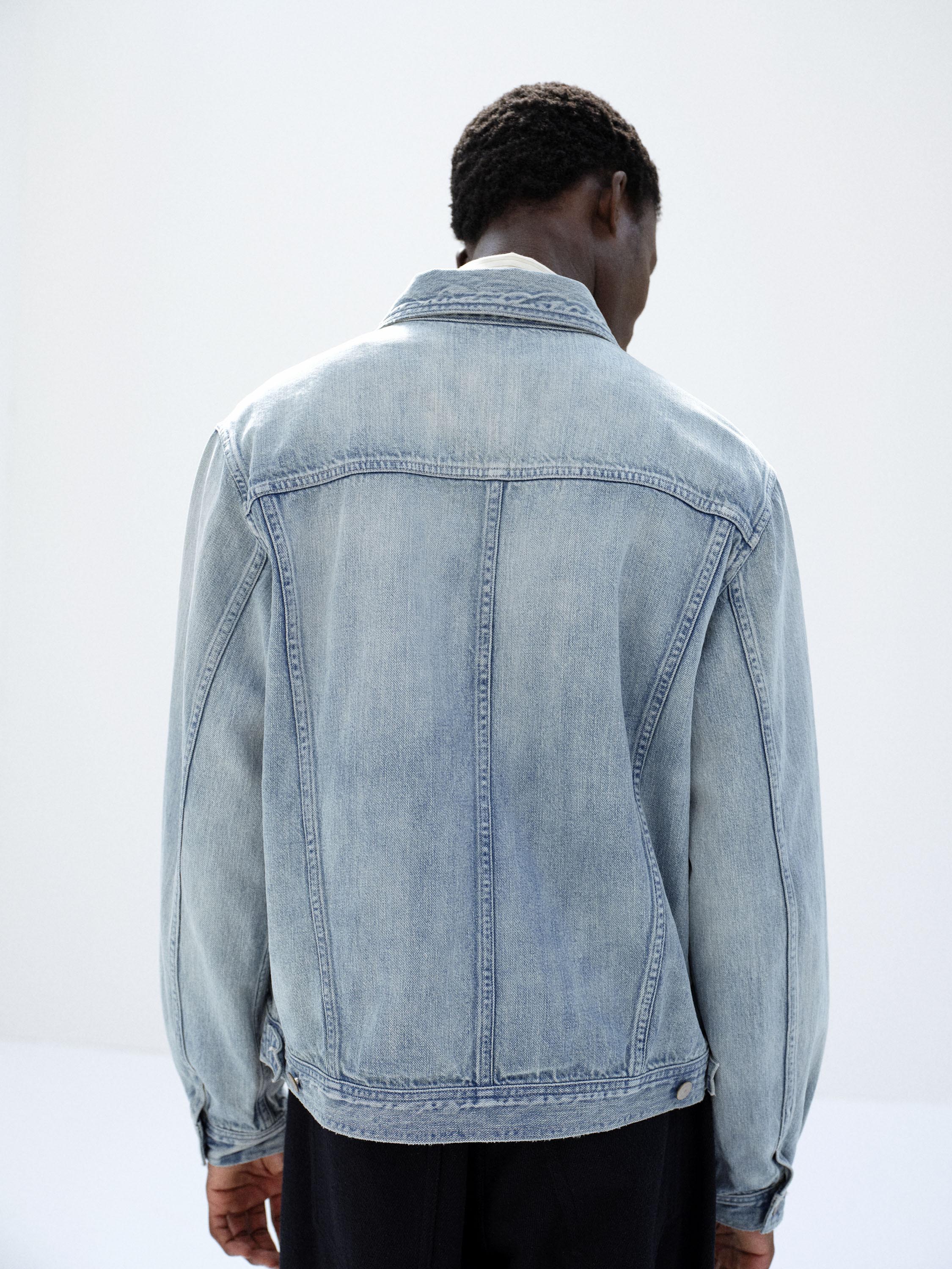 FADED SELVEDGE LIGHT DENIM BLOUSON 詳細画像 LIGHT INDIGO 4