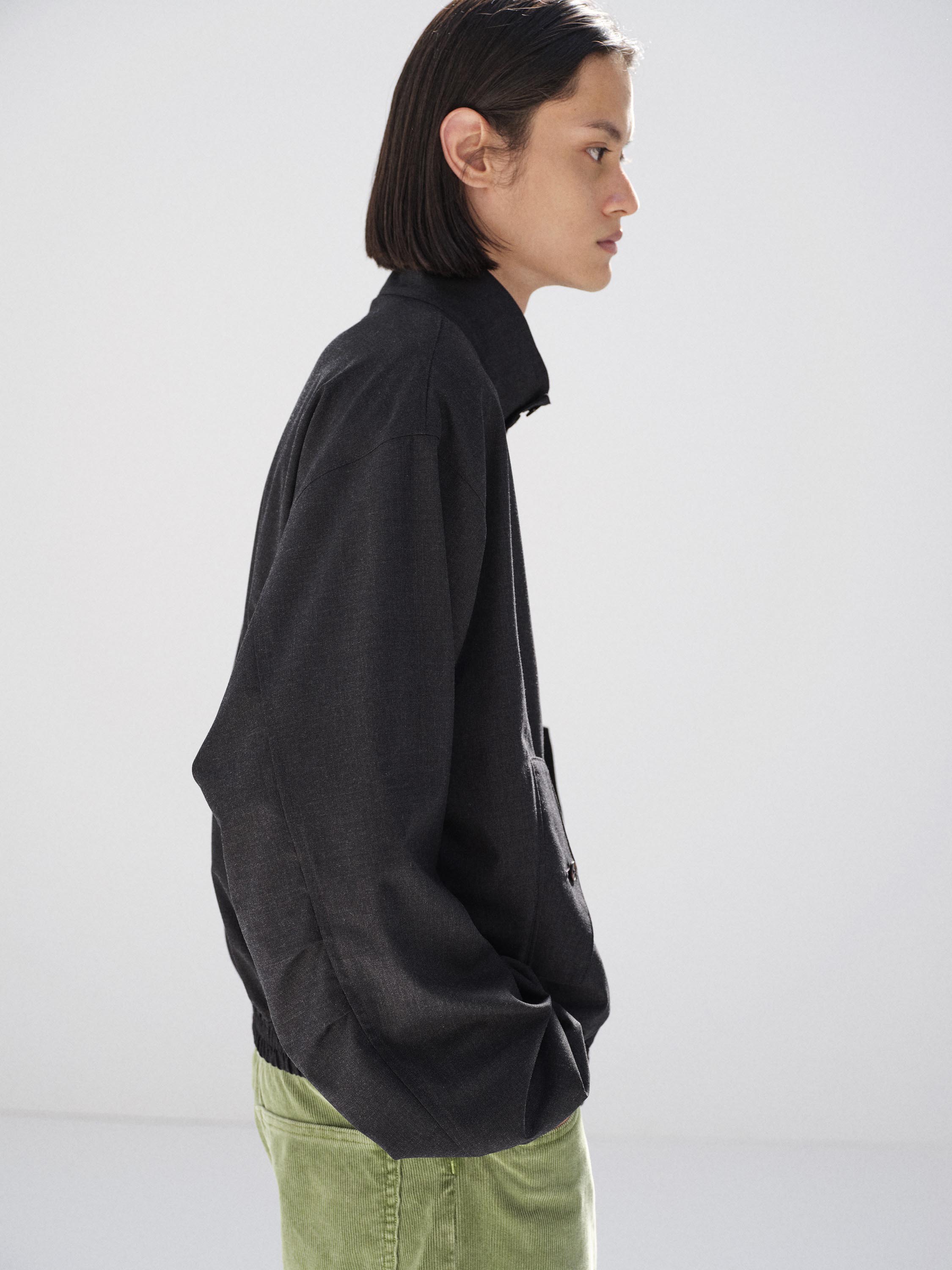ULTRA FINE TROPICAL WOOL ZIP BLOUSON - AURALEE Official Website