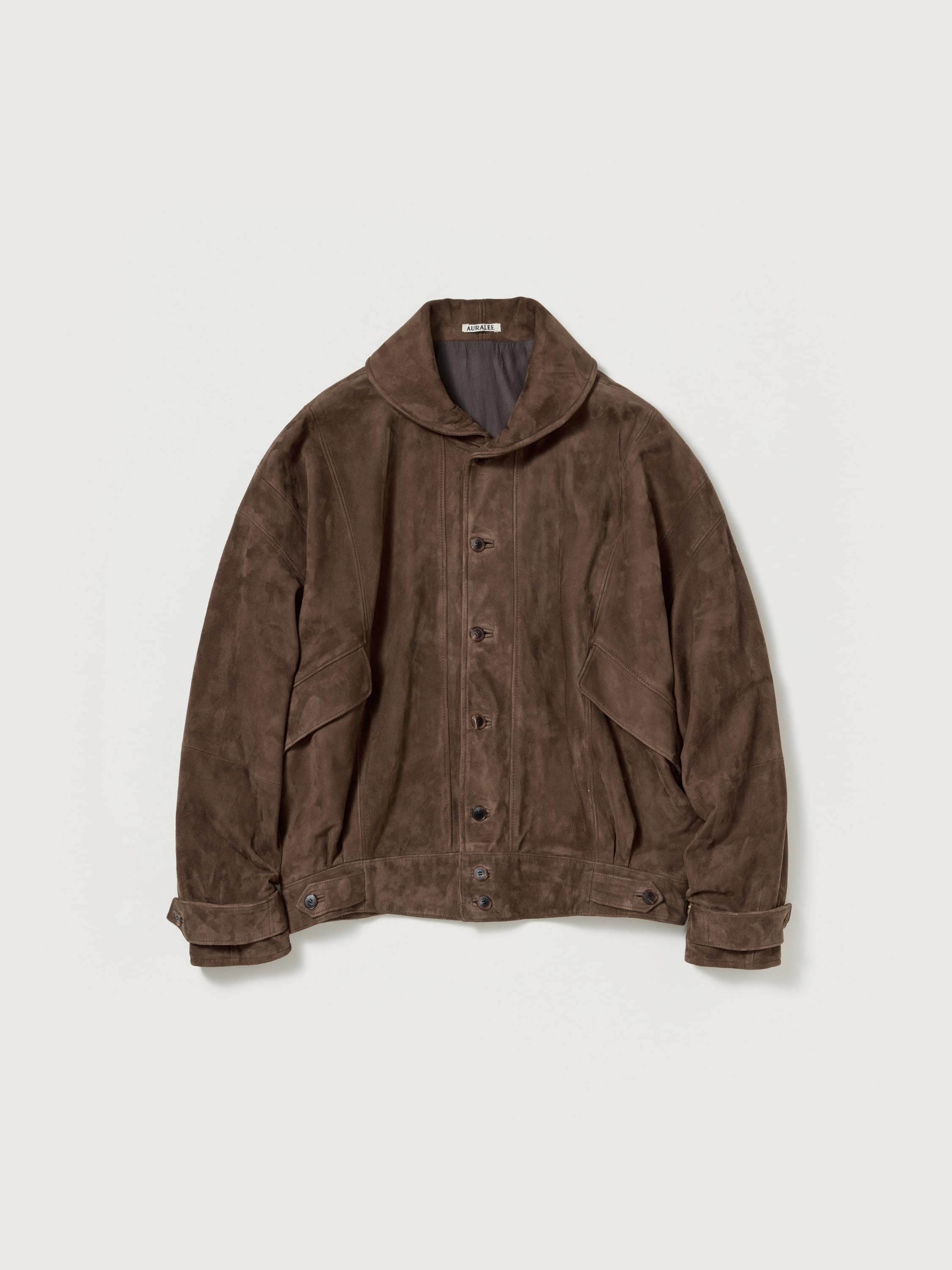 SILKY GRAIN SUEDE BLOUSON 詳細画像 DARK BROWN 6