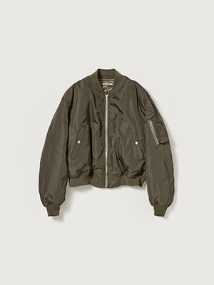 HIGH DENSITY SILK TWILL FLIGHT BLOUSON