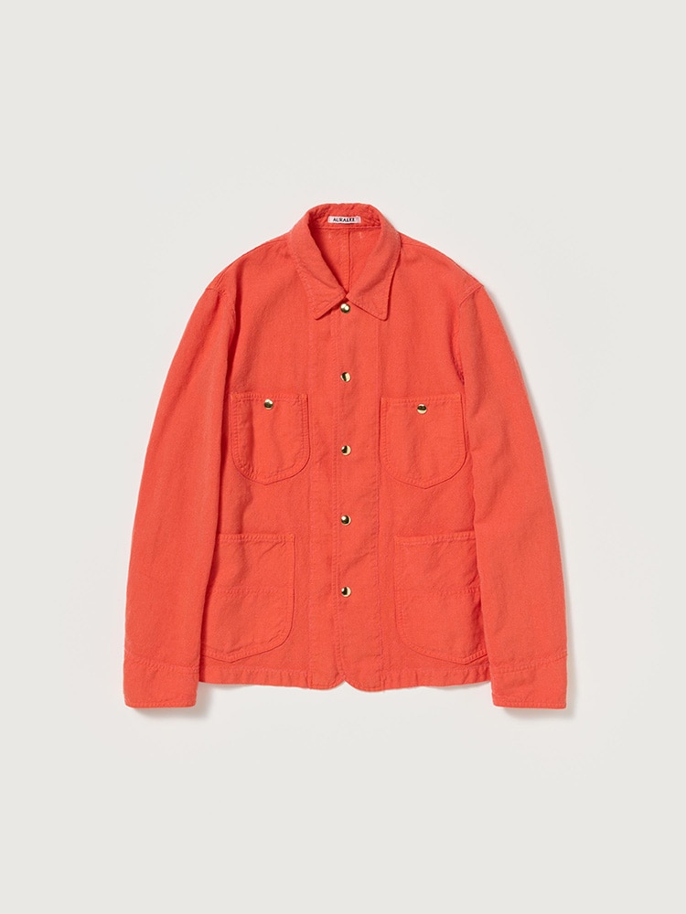 ジャケット・アウター auralee wool cotton linen ox jacket WOOL COTTON LINEN OX WORK JACKET - AURALEE Official Website