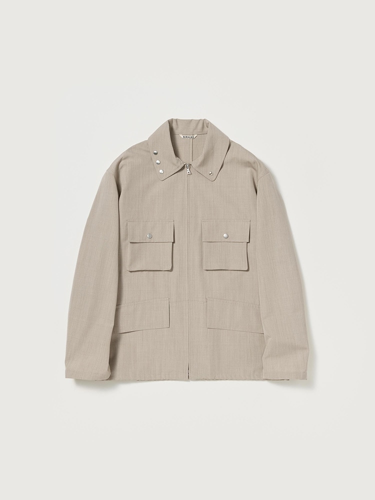 WOOL MAX CANVAS BLOUSON - AURALEE Official Website