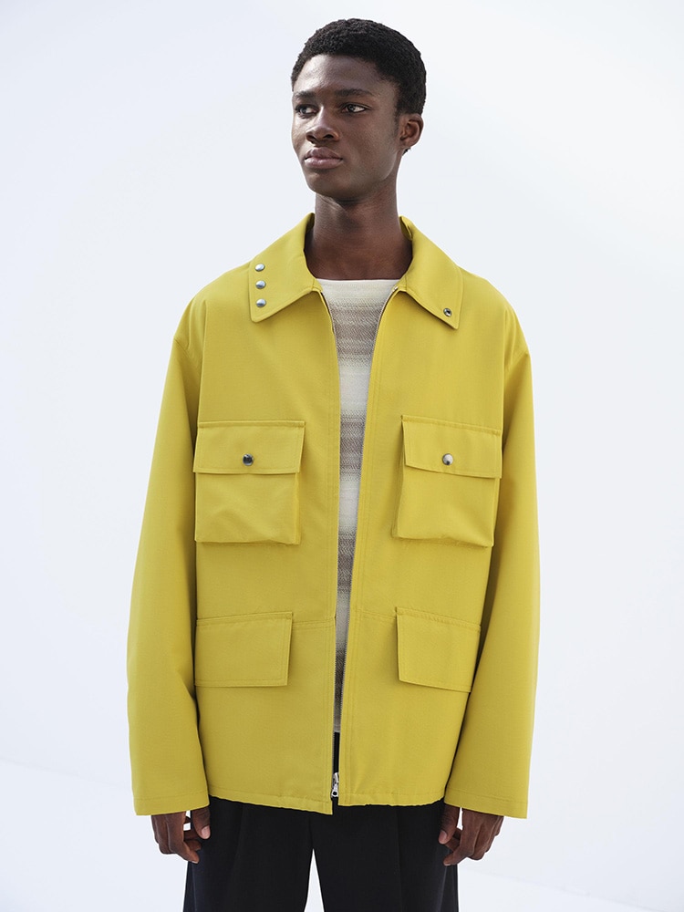 WOOL MAX CANVAS BLOUSON - AURALEE Official Website