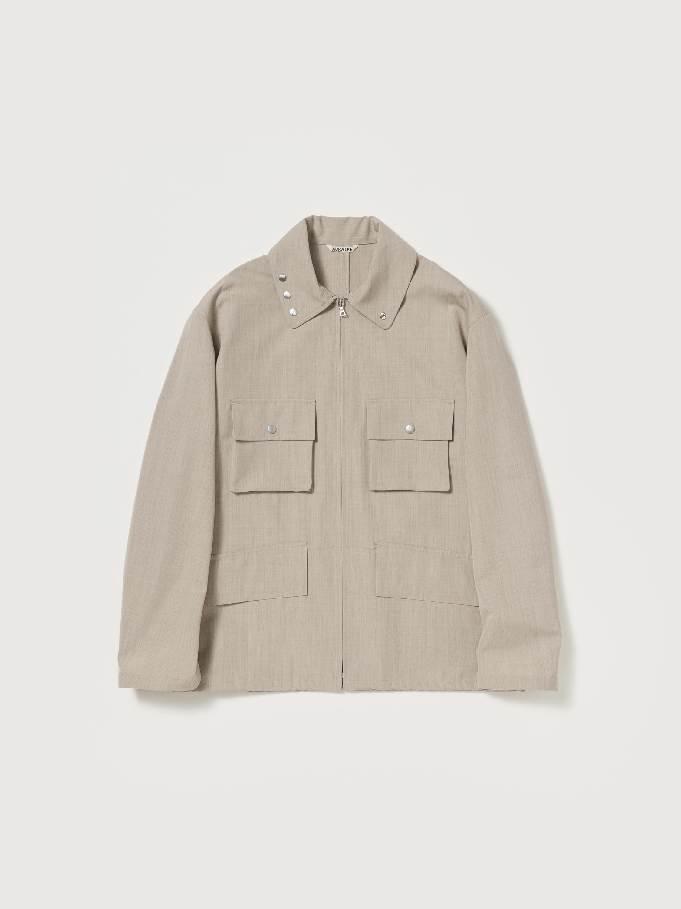 WOOL MAX CANVAS BLOUSON 詳細画像 TOP GRAY BEIGE 1