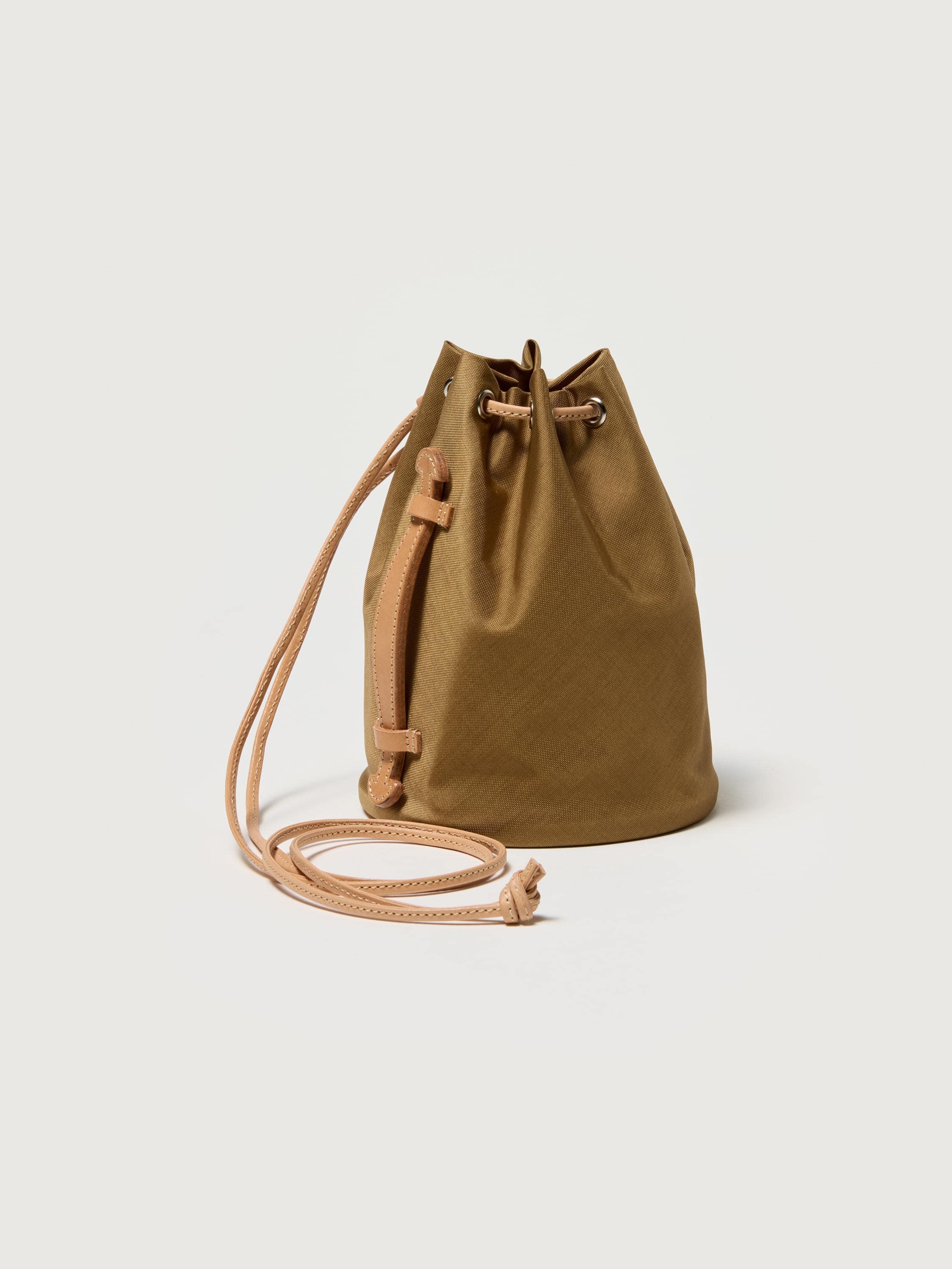 CORDURA NYLON SMALL SHOULDER BAG MADE BY AETA 詳細画像 CAMEL 1