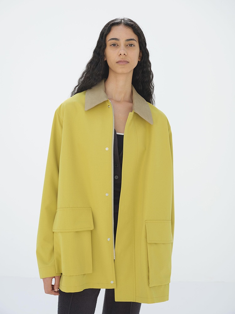 WOOL MAX CANVAS BLOUSON