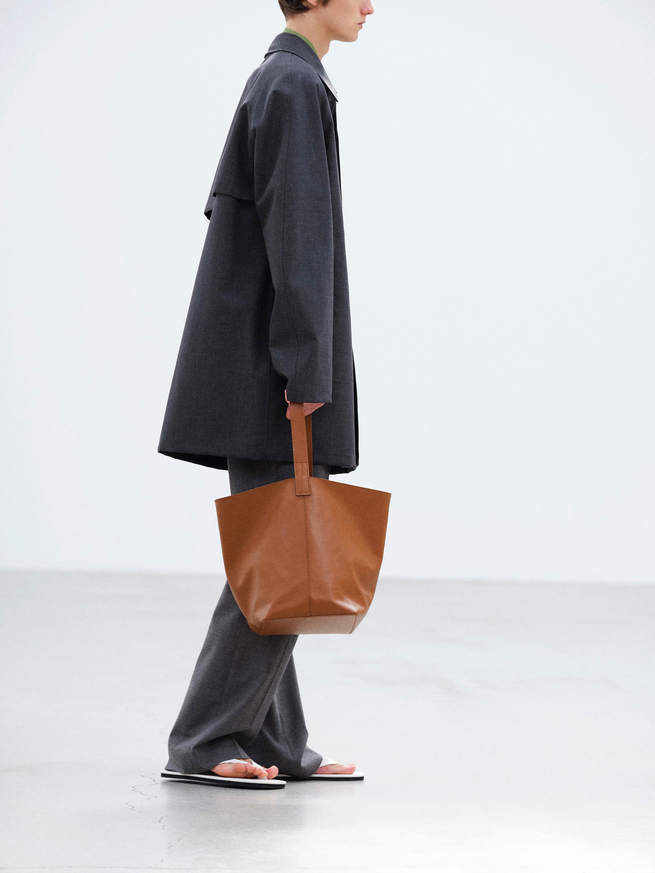 LEATHER TOTE BAG MADE BY AETA 詳細画像 BROWN 6