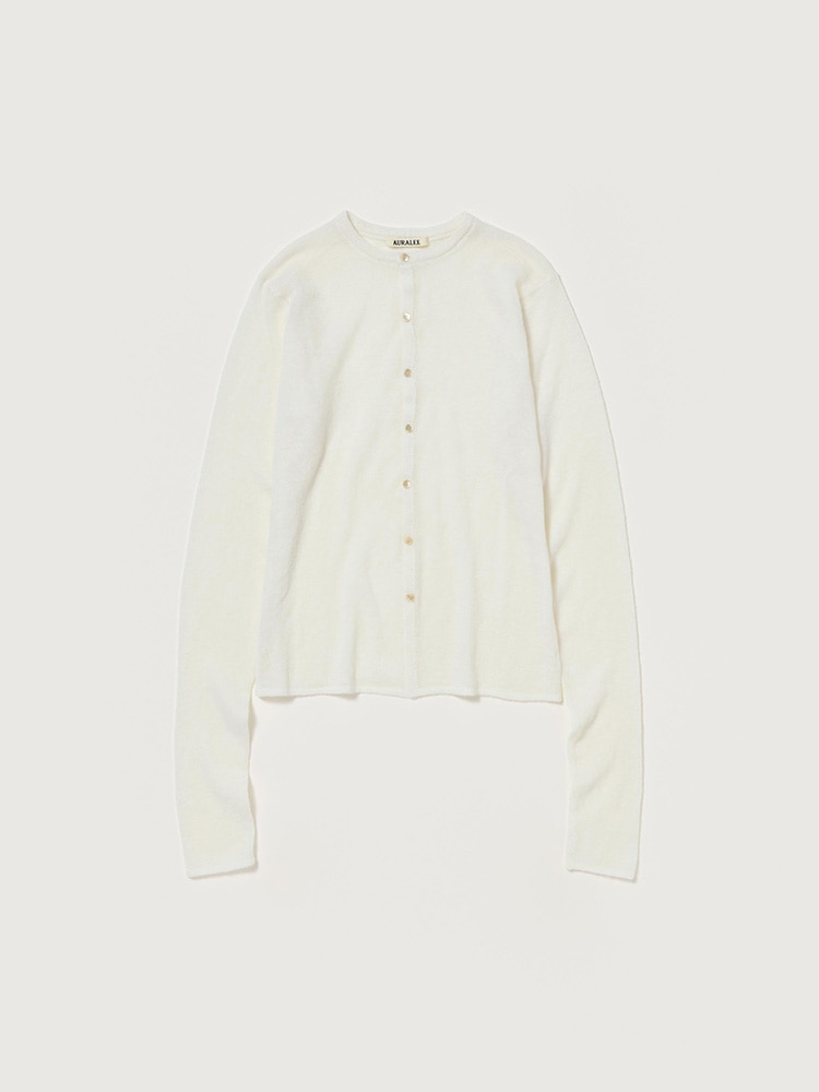 SHEER CASHMERE KNIT CARDIGAN - AURALEE Official Website