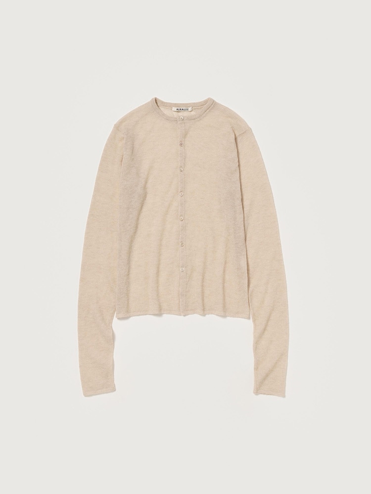 SHEER CASHMERE KNIT CARDIGAN - AURALEE Official Website