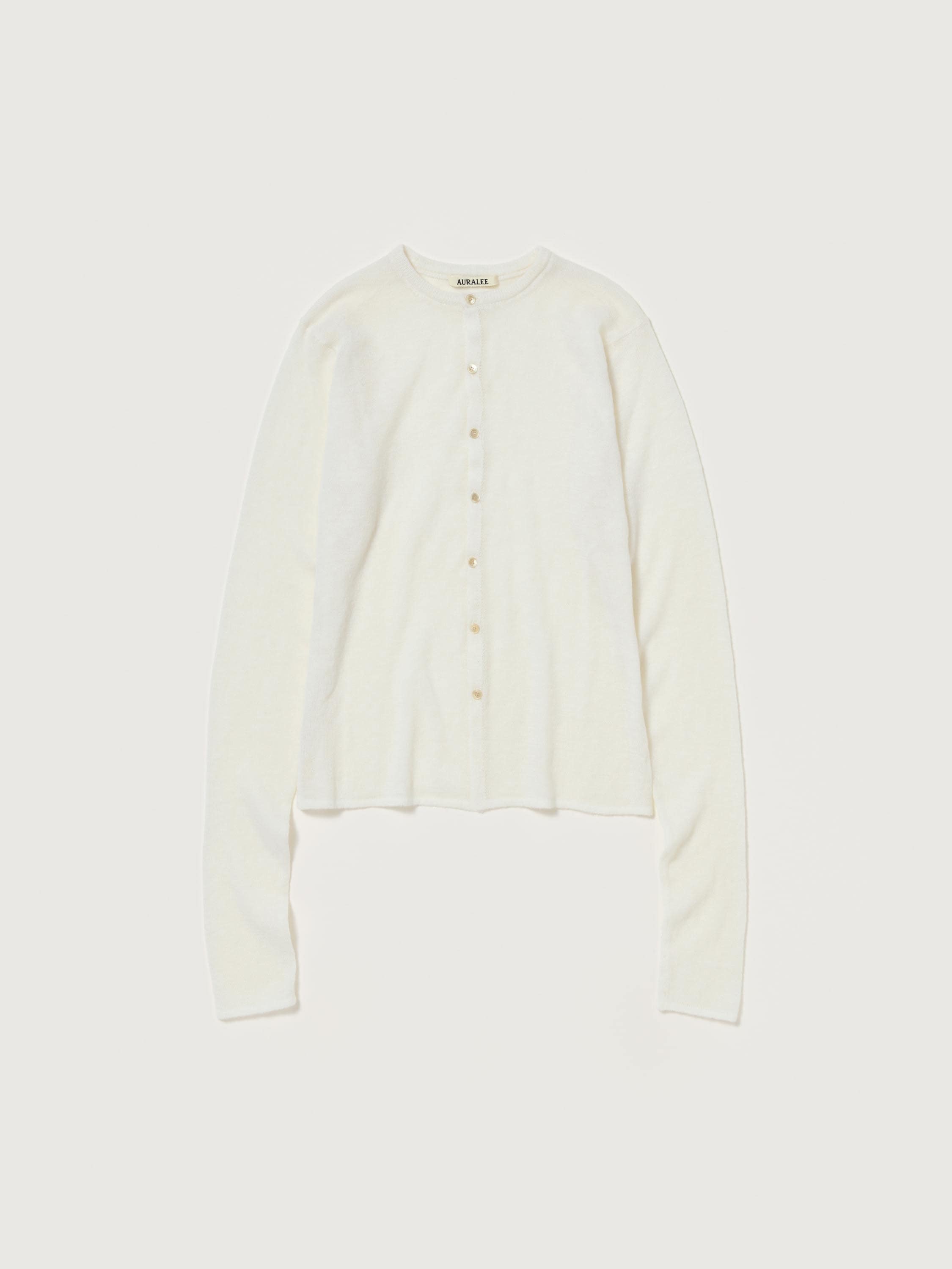 SHEER CASHMERE KNIT CARDIGAN 詳細画像 IVORY WHITE 1