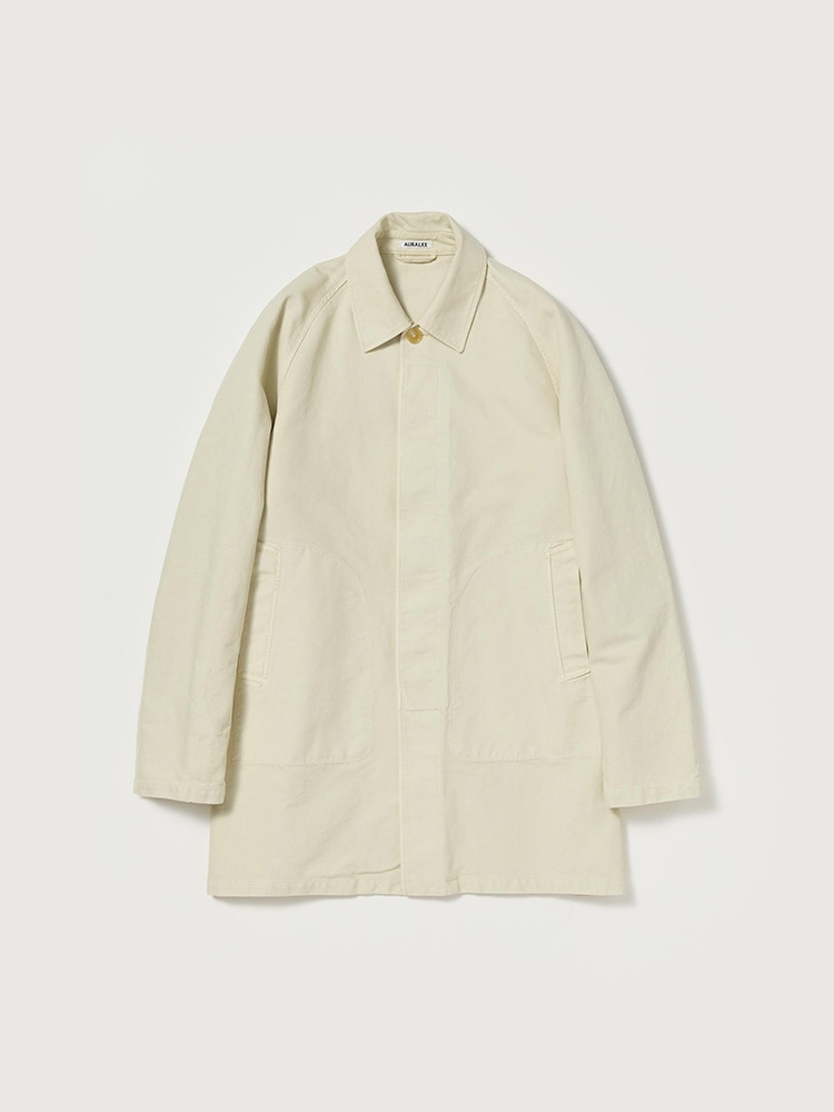 【AURALEE 26SS】GARMENT-DYED SHORT WORK JK AURALEE | GARMENT-DYED ORGANIC COTTON HEAVY TWILL SHORT WORK