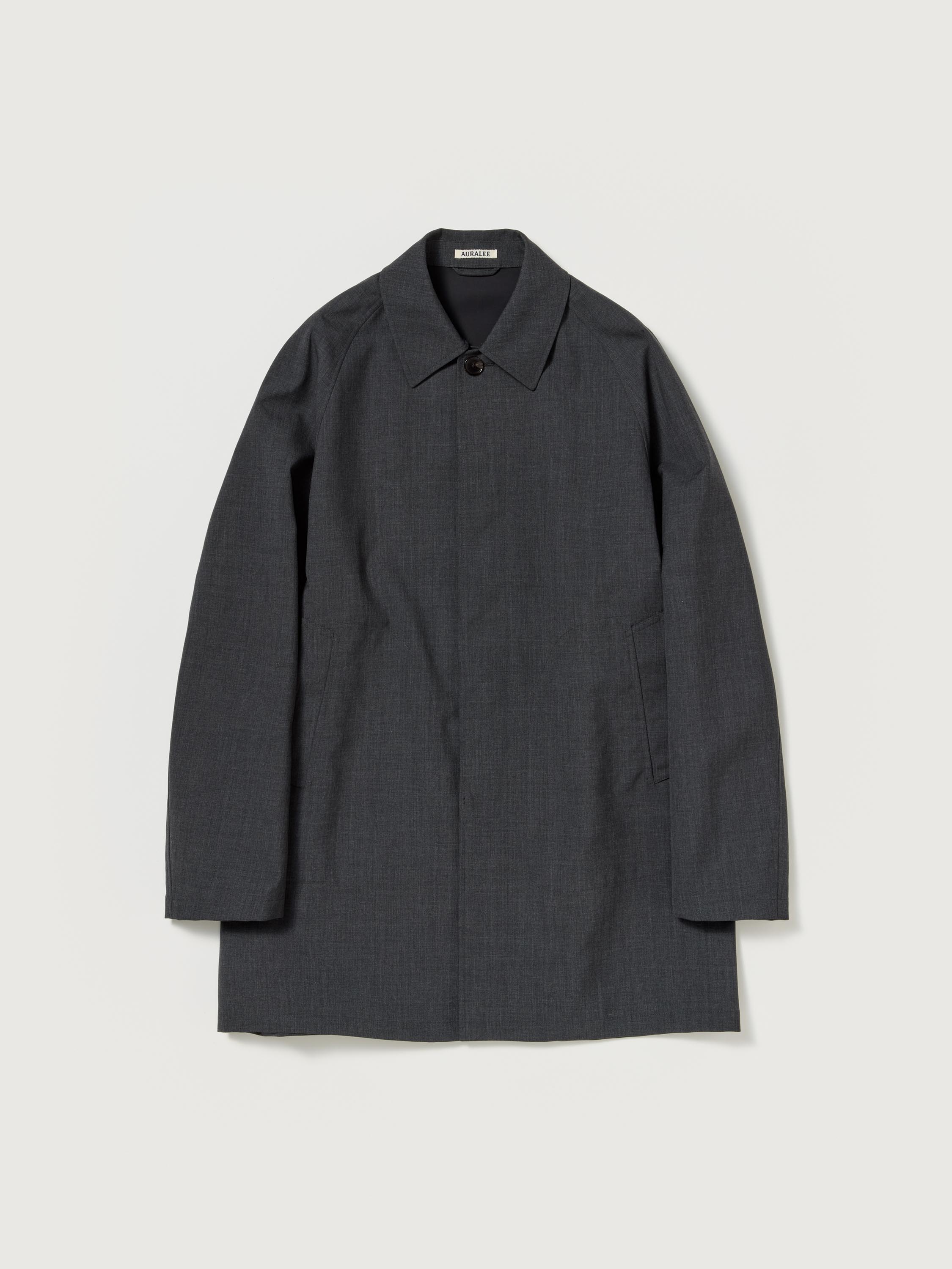 BONDED TROPICAL WOOL SHORT COAT 詳細画像 TOP CHARCOAL 6
