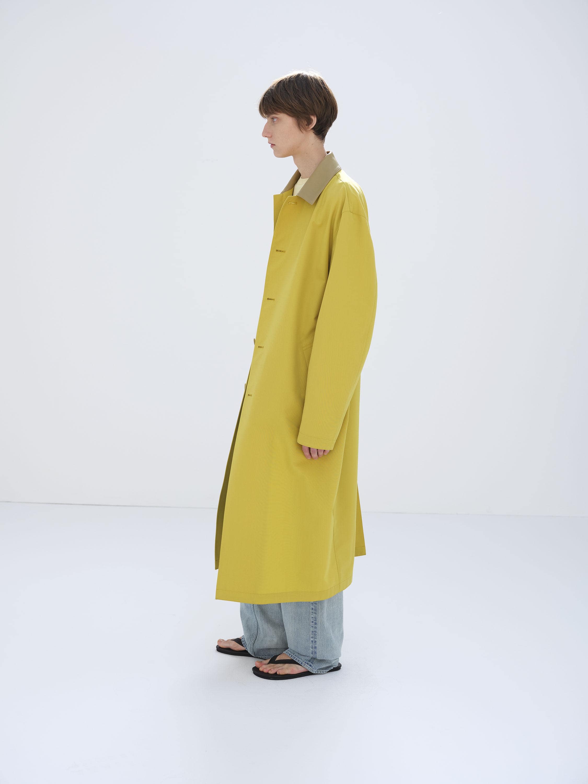 WOOL MAX CANVAS COAT 詳細画像 MUSTARD YELLOW 2
