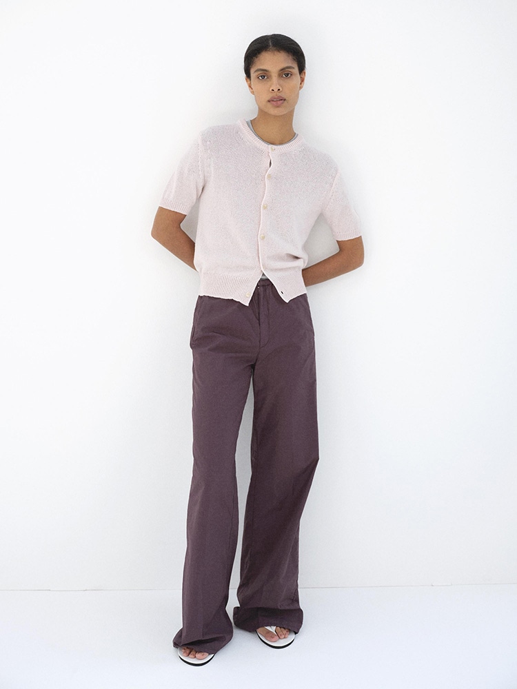 SUMMER CASHMERE KNIT HALF SLEEVED CARDIGAN - AURALEE Official Website