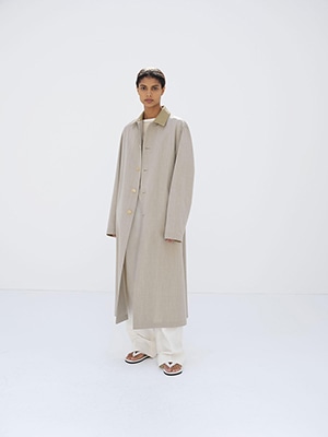 WOOL MAX CANVAS COAT