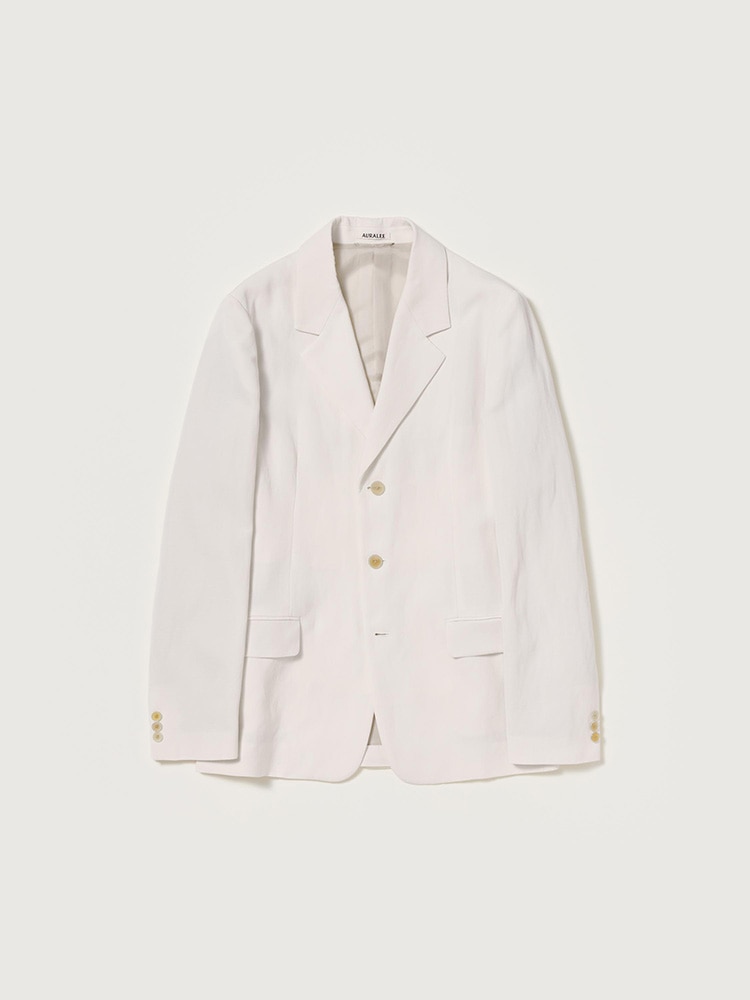 HIGH-TWIST WOOL LINEN TWILL JACKET - AURALEE Official Website