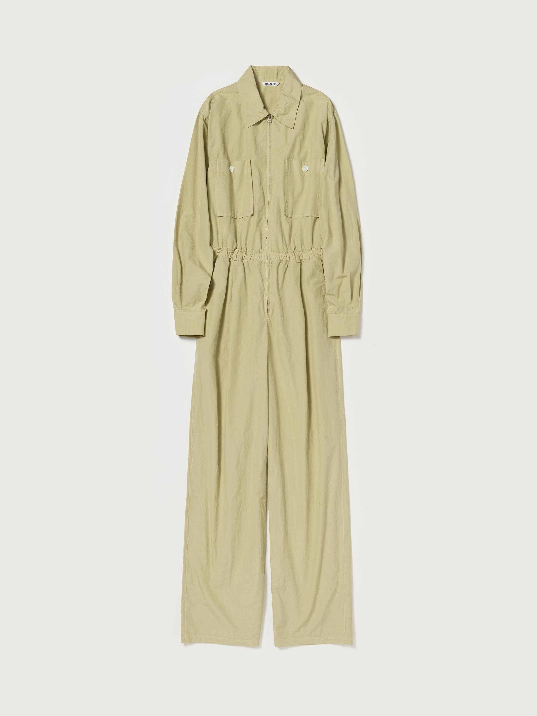 GARMENT-DYED FINX SHUTTLE WEATHER JUMPSUIT 詳細画像 KHAKI BEIGE 1