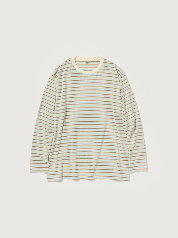 GRADIENT STRIPE JERSEY L/S TEE
