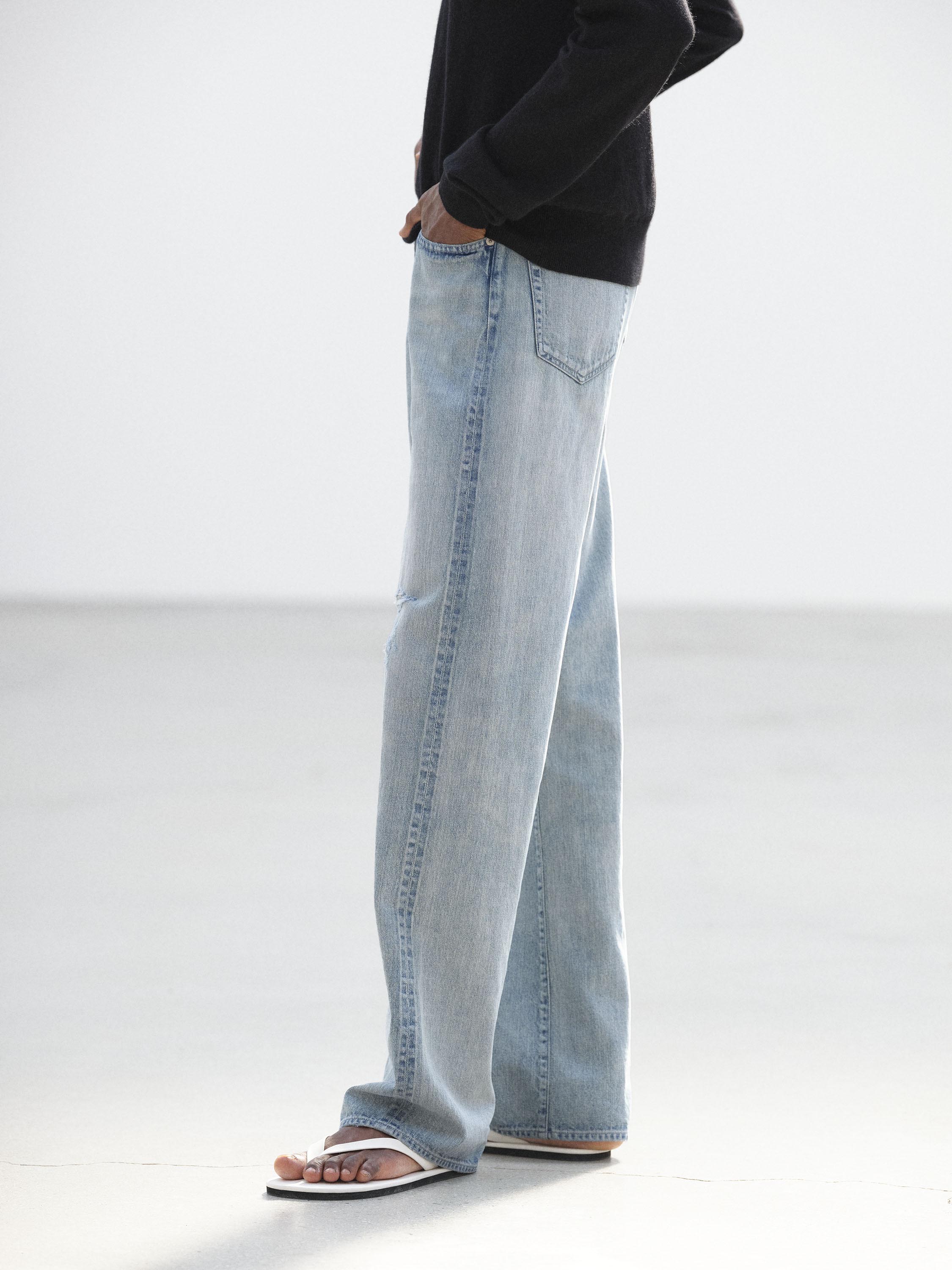 FADED SELVEDGE LIGHT DENIM PANTS 詳細画像 LIGHT INDIGO 3