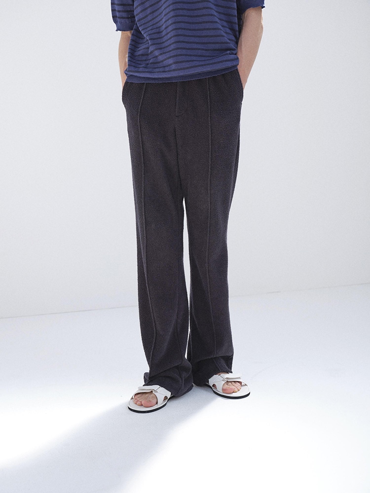 COTTON NYLON PILE PANTS - AURALEE Official Website
