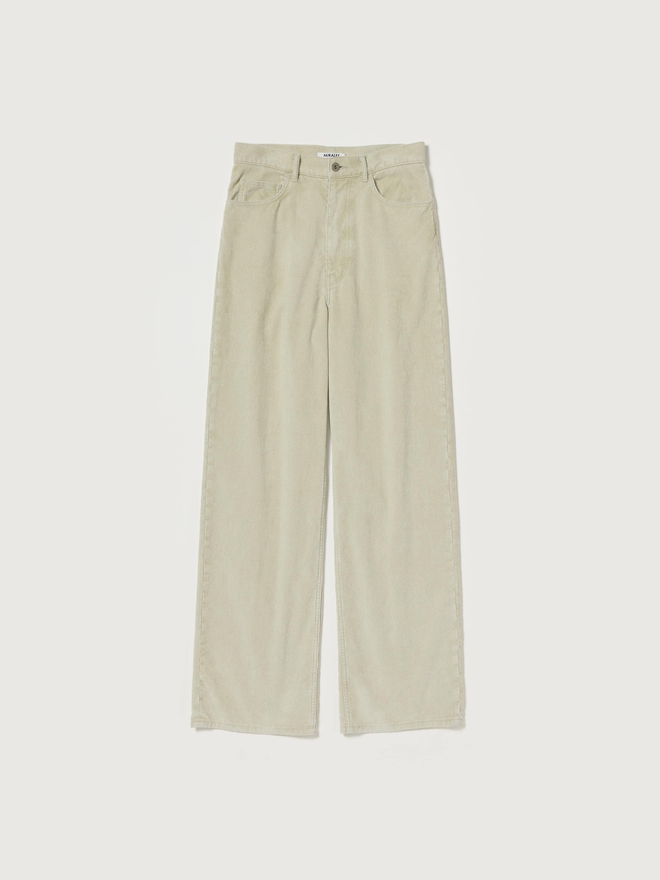 GARMENT-DYED FINX CORDUROY 5P WIDE PANTS - AURALEE Official Website