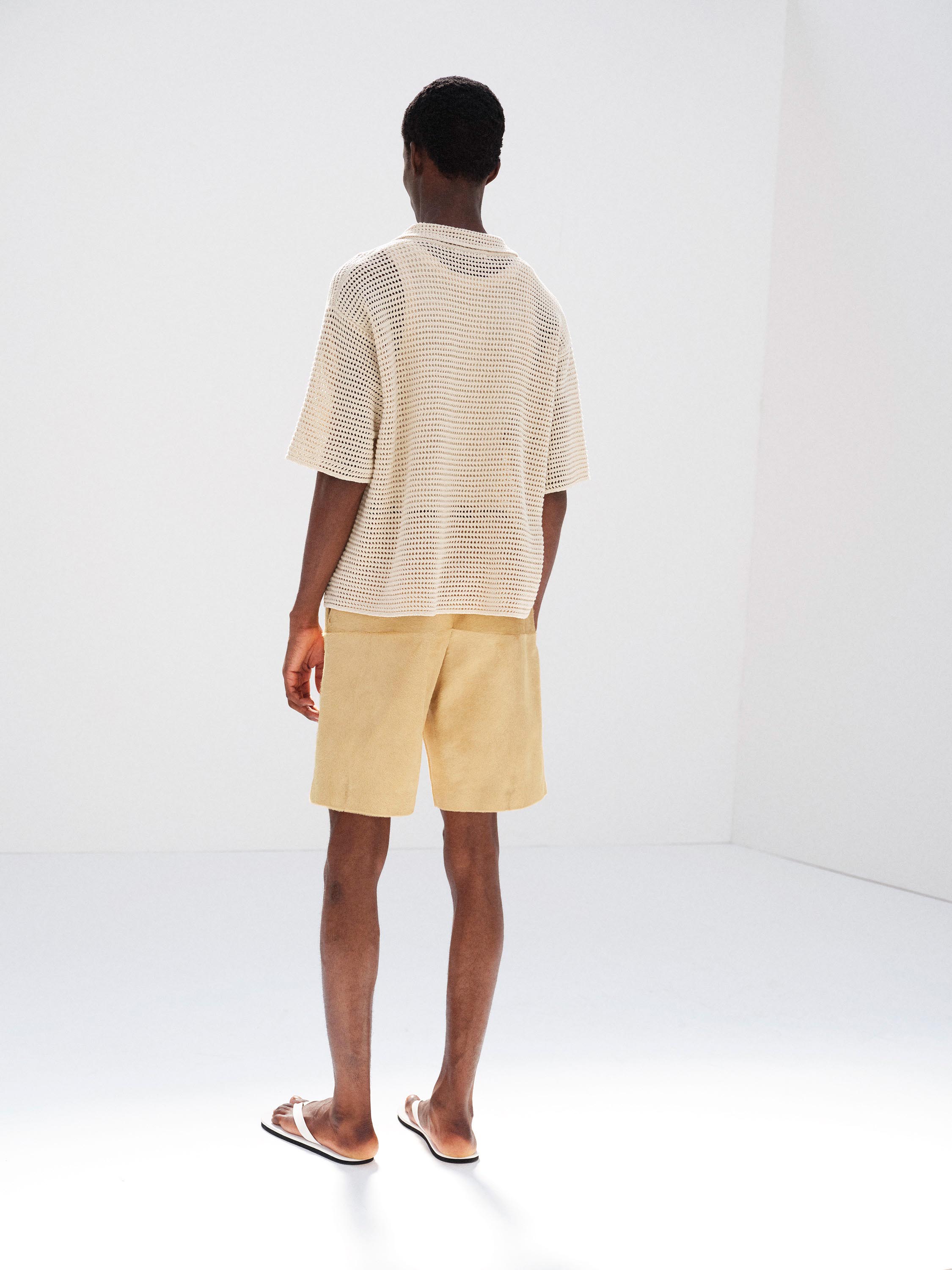 CALF HAIR SHORTS 詳細画像 BEIGE 3