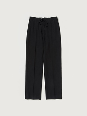 WOOL COTTON LINEN OX DRAWSTRING PANTS - AURALEE Official Website