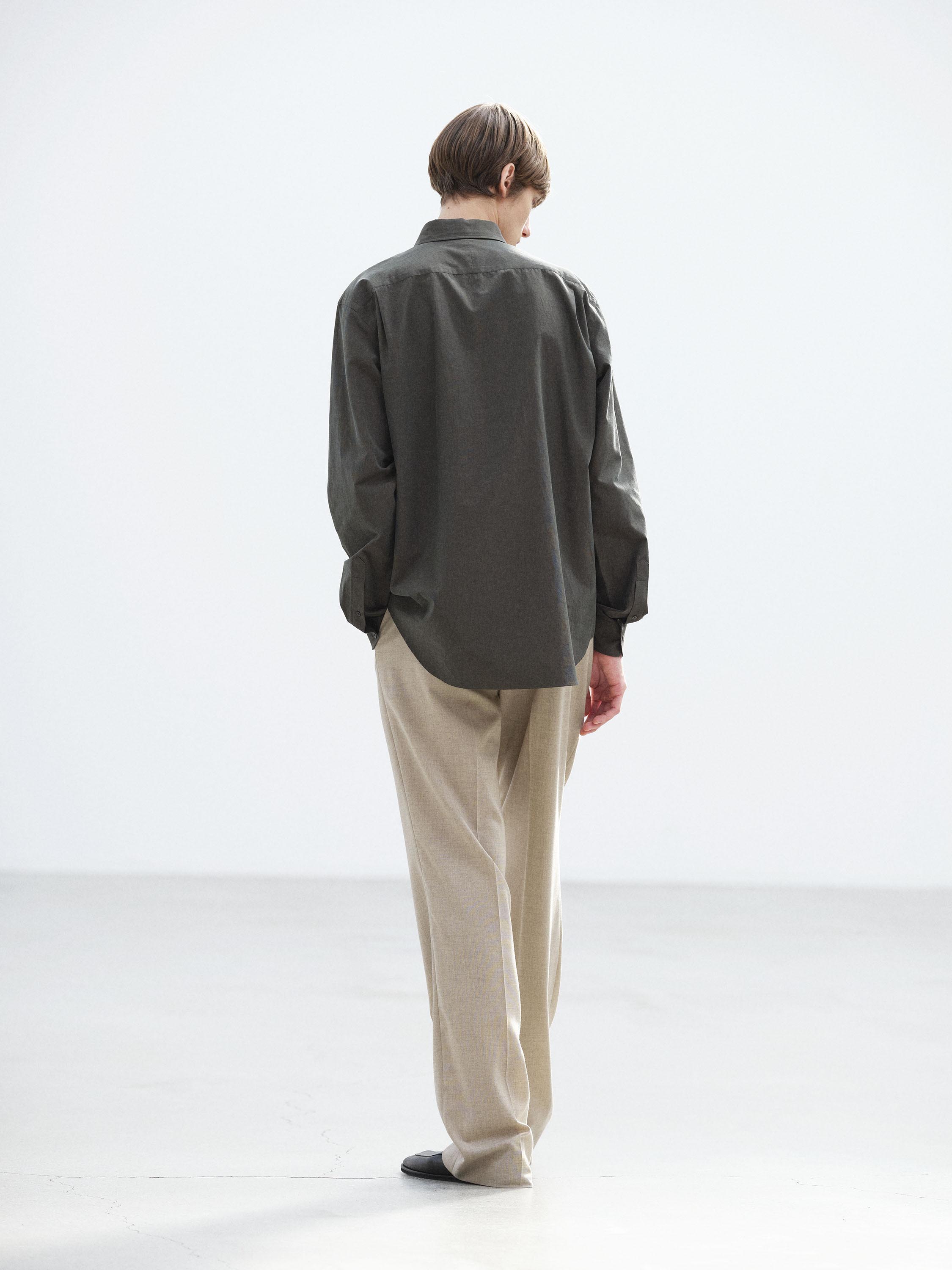 SUMMER TWIST CASHMERE PORA SLACKS 詳細画像 TOP BROWN BEIGE 5